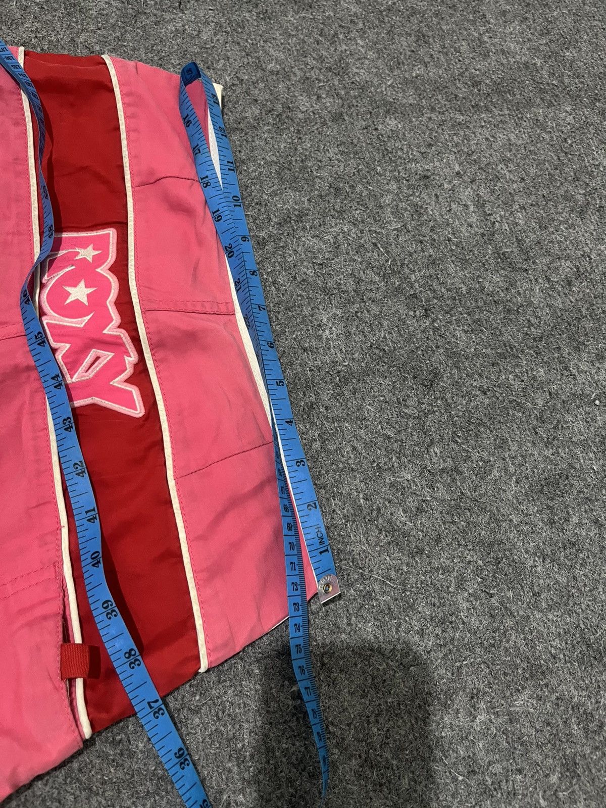 Japanese Brand VINTAGE Y2K ICON! Roxy Board Shorts Hot Pink Contrast Red Size US 29 - 12 Thumbnail
