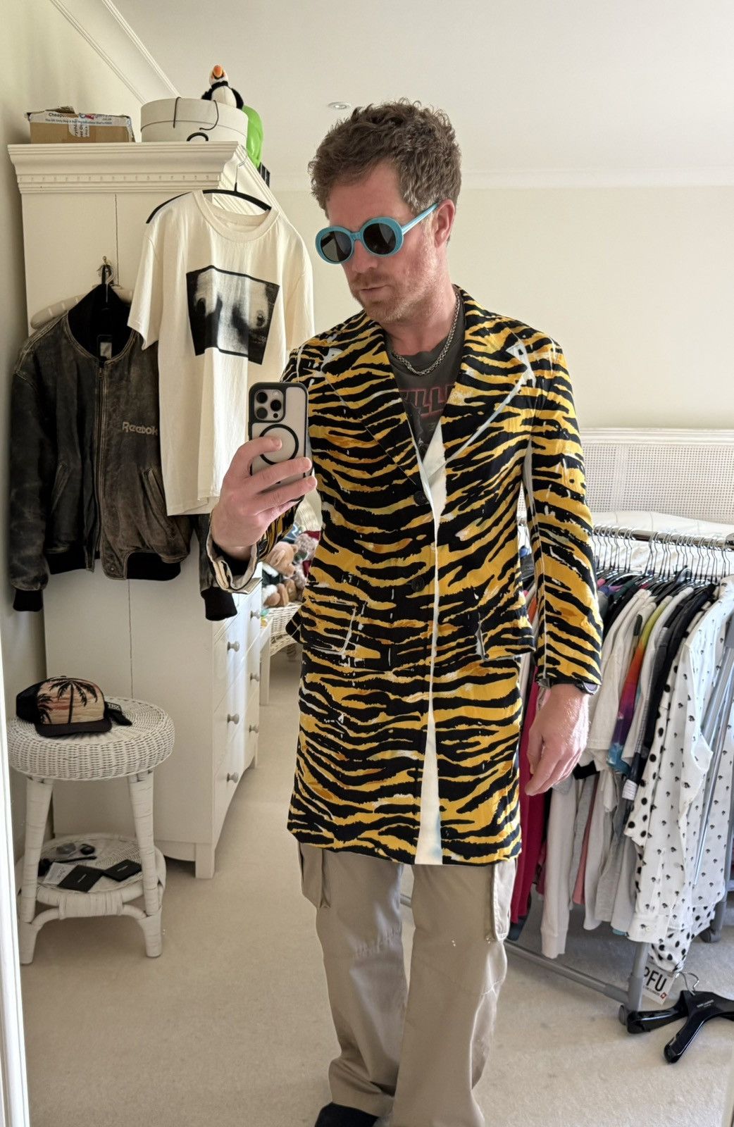 Prada SS18 Prada come on in tiger coat Archive grail coat jacket Size US S / EU 44-46 / 1 - 3 Thumbnail