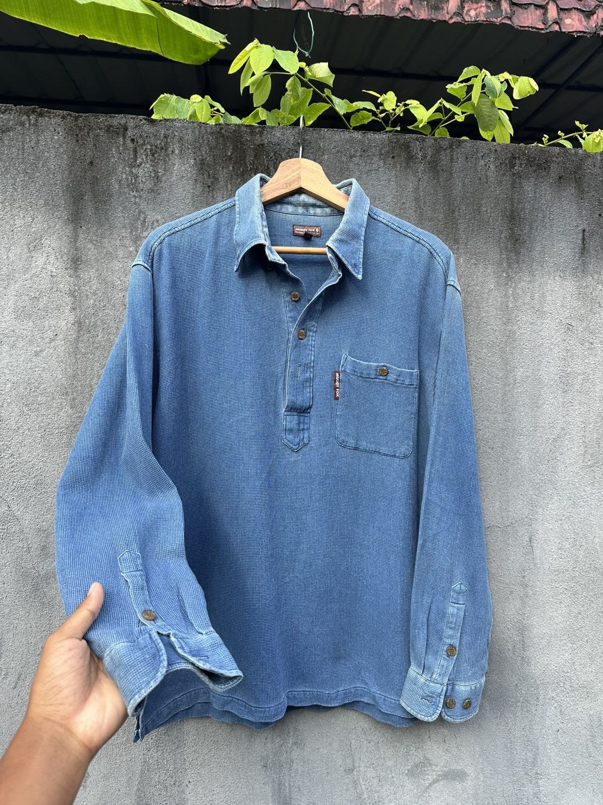Vintage THRASHED Faded Muddy Fox Pullover ERD Long Sleeves Tshirt Size US L / EU 52-54 / 3 - 1 Thumbnail
