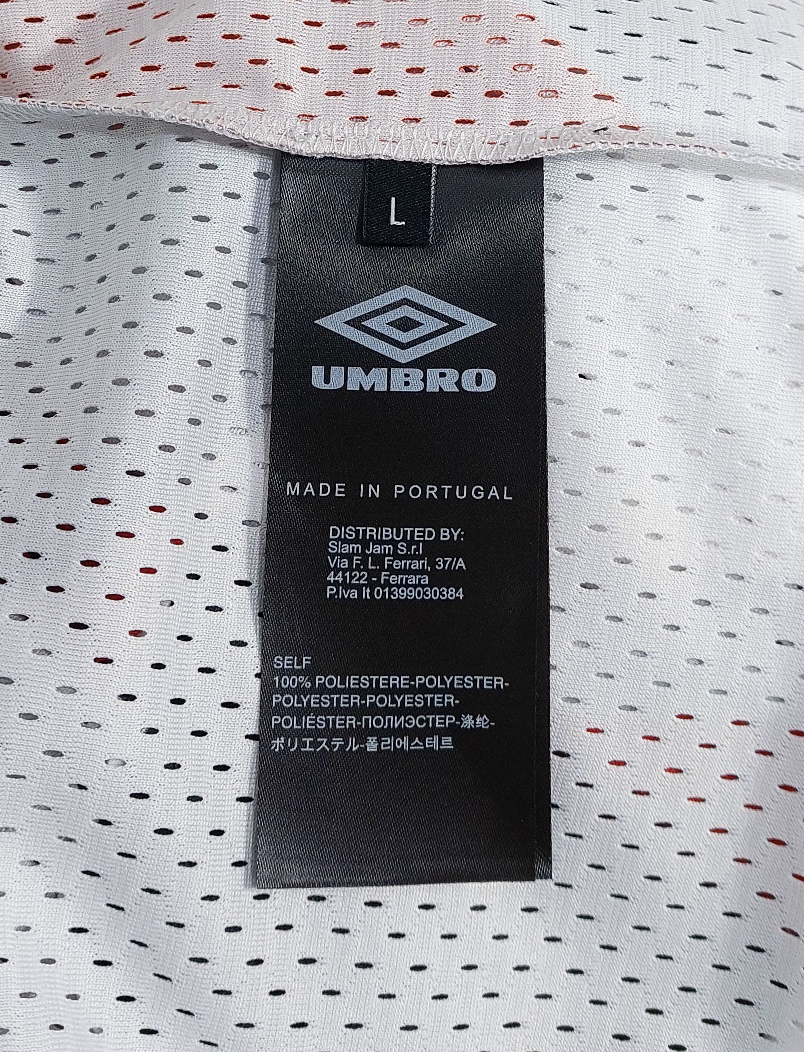 Umbro 'lazy' mesh polyester SS polo shirt - white L Size US L / EU 52-54 / 3 - 3 Thumbnail