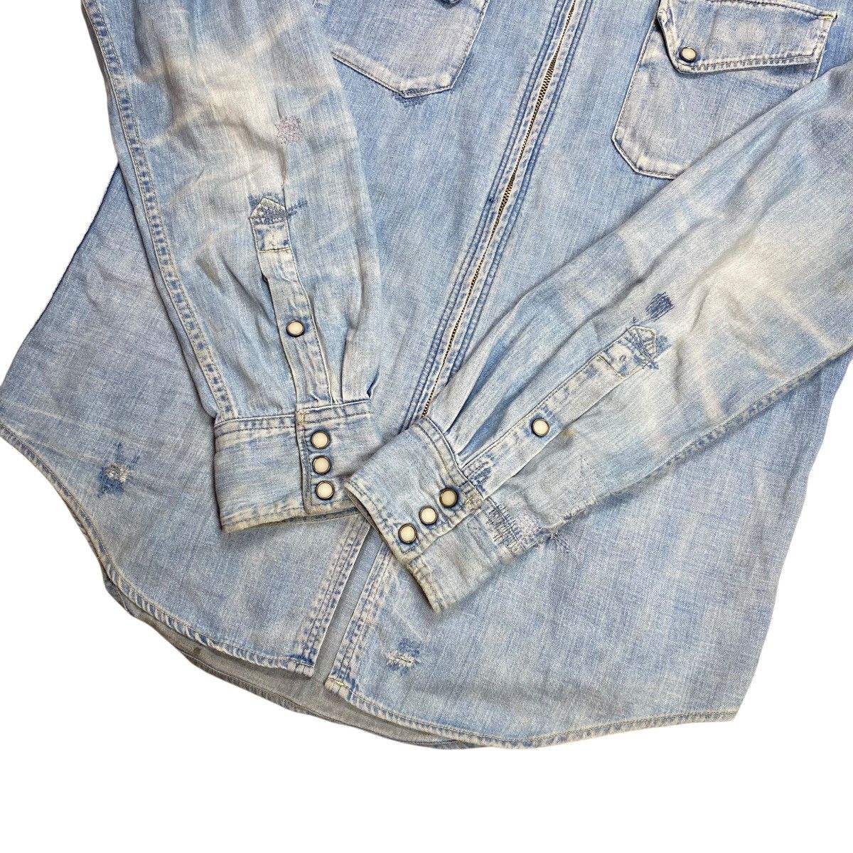 Kapital Kapital Western Boro Denim Pendant Zip Overshirt Jacket Size US L / EU 52-54 / 3 - 6 Thumbnail