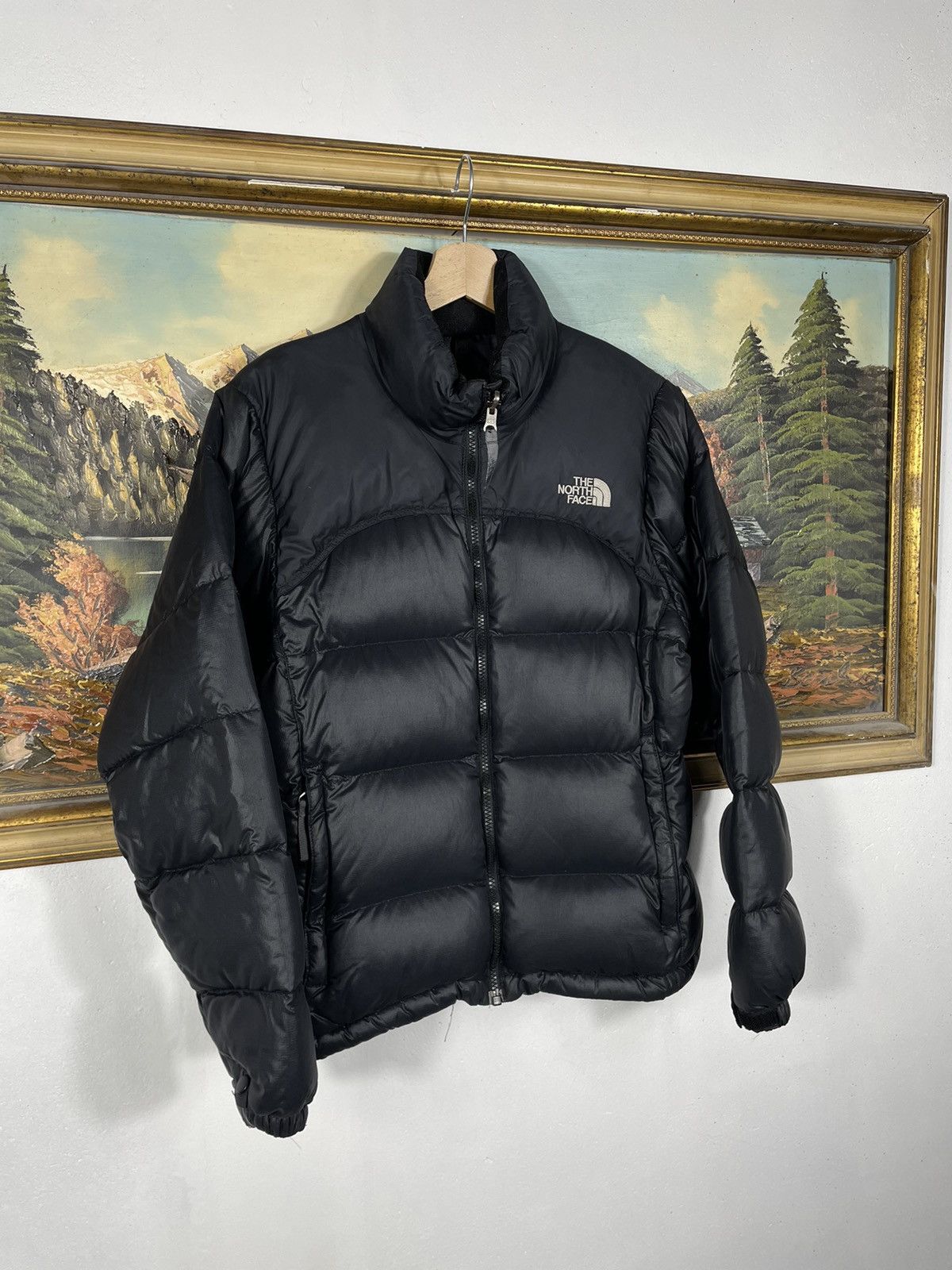 The North Face × Vintage Black TNF Retro 00s Jacket Travis Scott Kylie Jenner Vibe Size S / US 4 / IT 40 - 3 Thumbnail