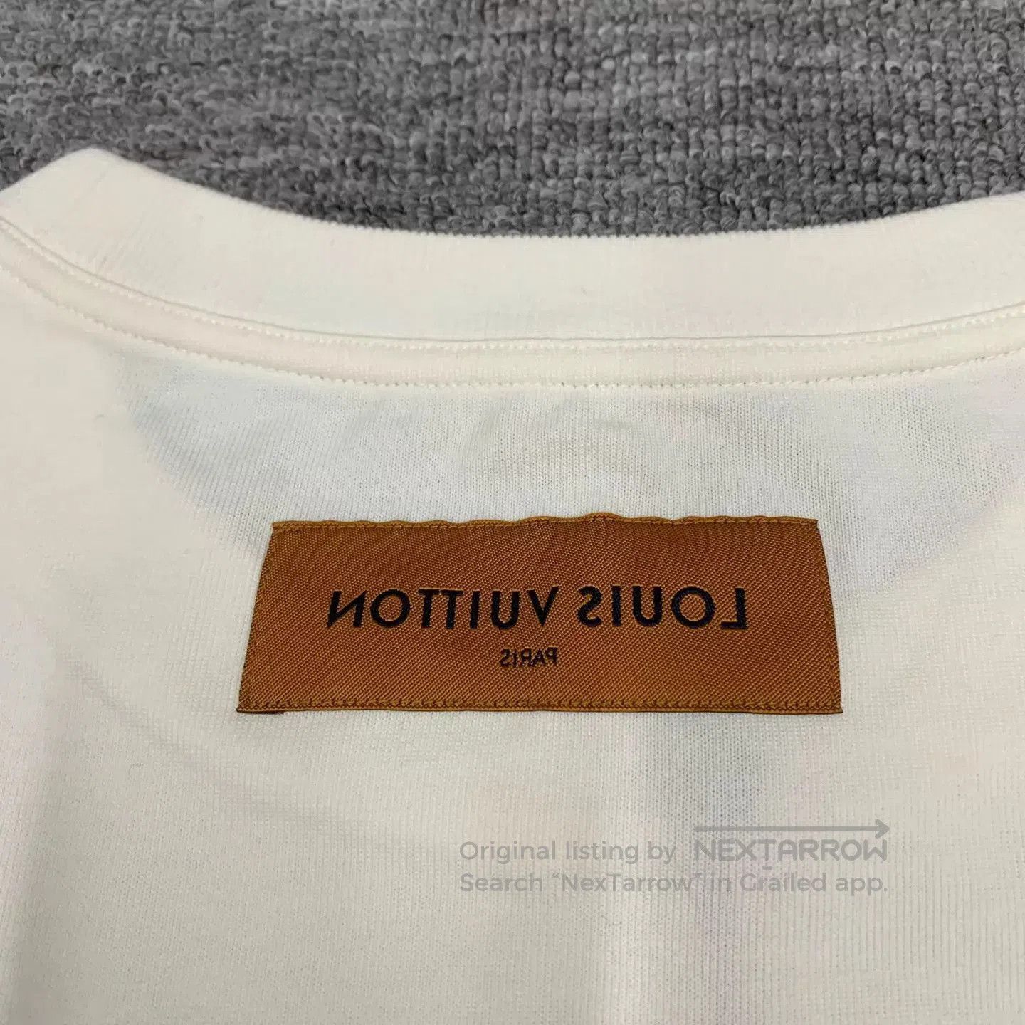 Louis Vuitton White Short-Sleeve Crewneck Shirt. Size US M / EU 48-50 / 2 - 7 Thumbnail