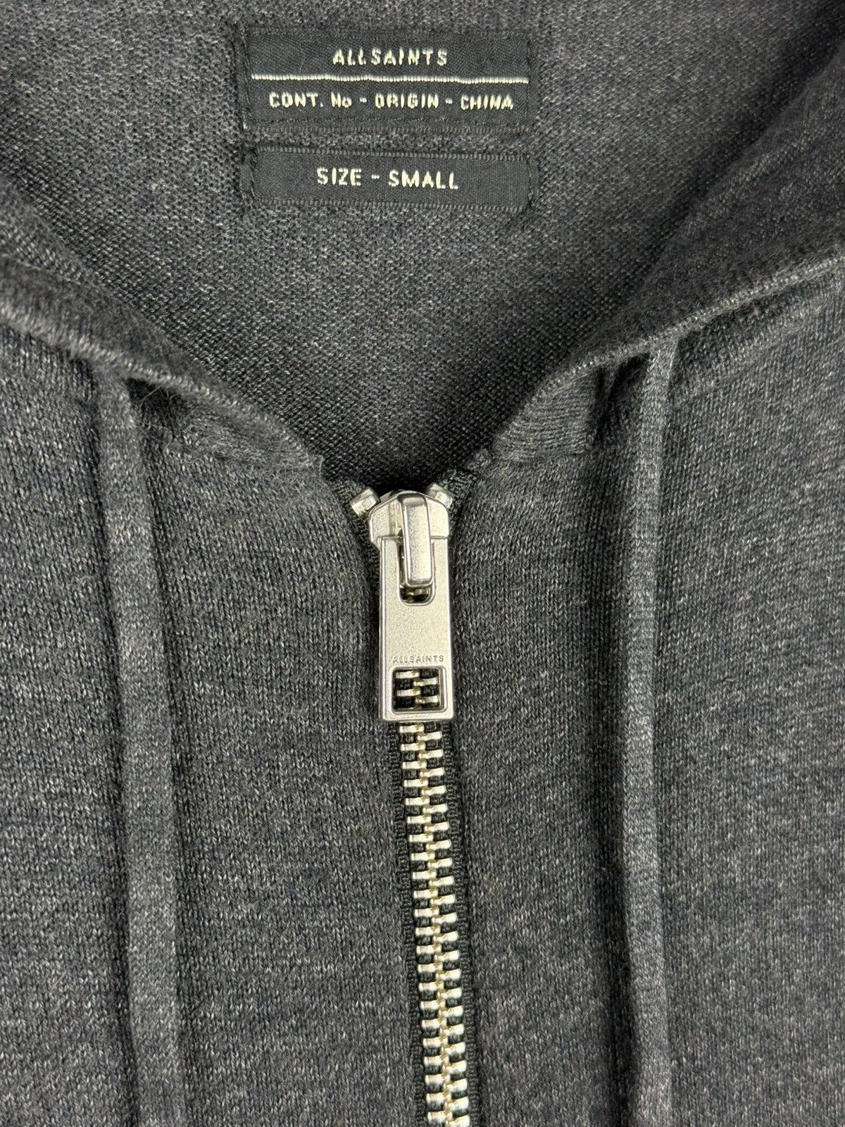 Allsaints × Japanese Brand Allsaints Fritz Hoody Men’s Full Zip Hoodie Size S Size US S / EU 44-46 / 1 - 10 Thumbnail