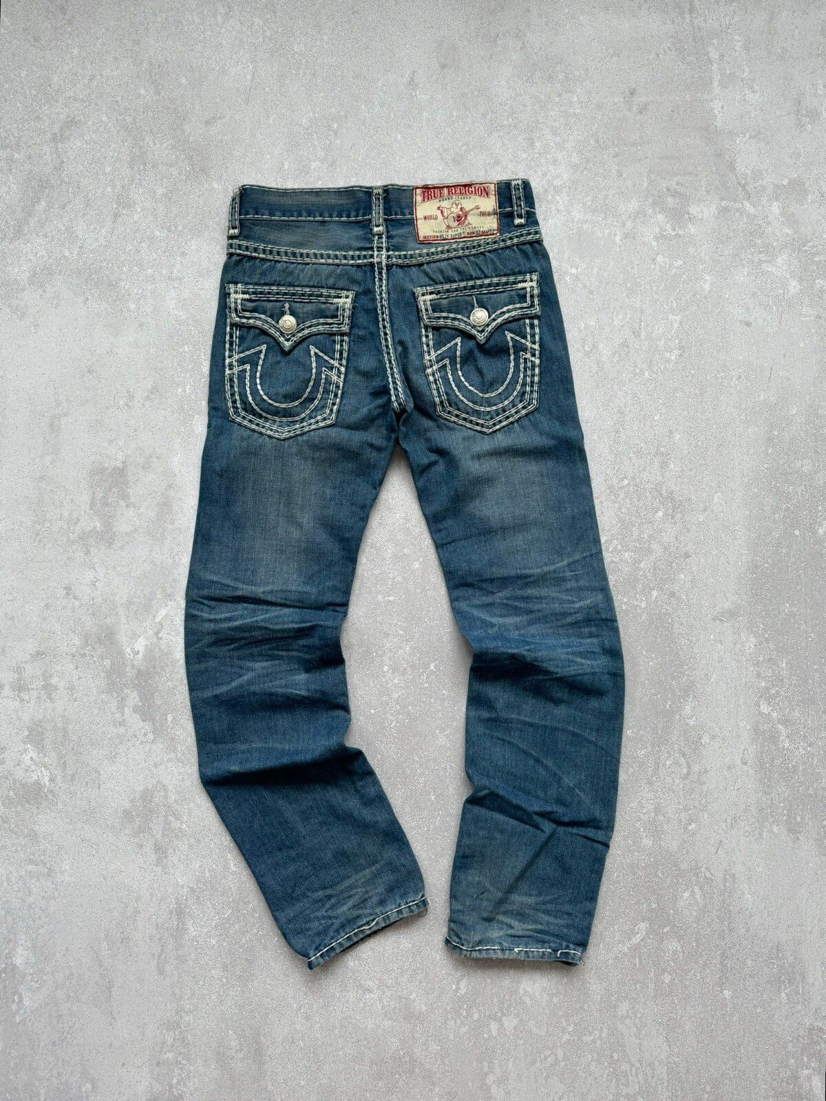 Pre-owned True Religion Vintage  Jeans Billy Super T Denim 32x33 Y2k In Blue