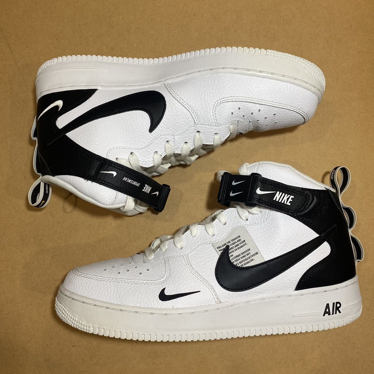 Nike Nike Air Force 1 Mid '07 LV8 White Size US 12 / EU 45 - 1 Thumbnail