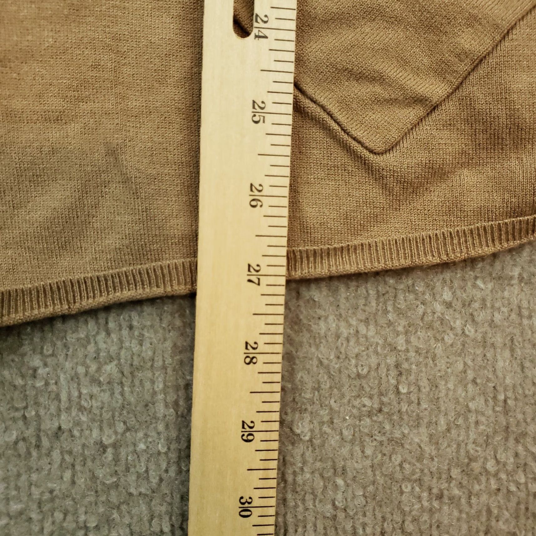 Vintage Jamie Sadock Sweater Womens Large Brown Cardigan Casual Lightweight Open Front Size L / US 10 / IT 46 - 3 Thumbnail