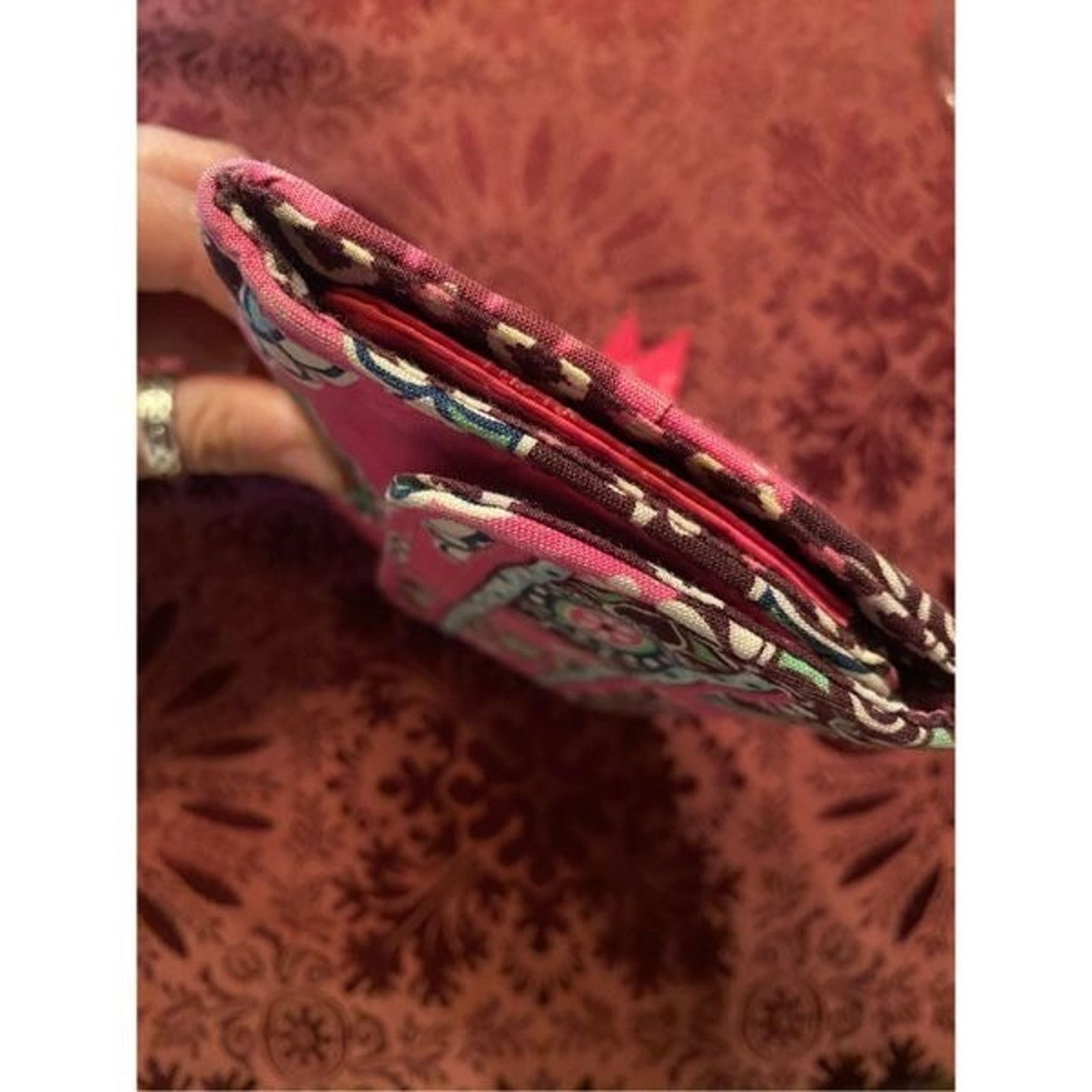 Vera Bradley Vera Bradley Pink Paisley Card-Holder Wallet Size ONE SIZE - 5 Thumbnail