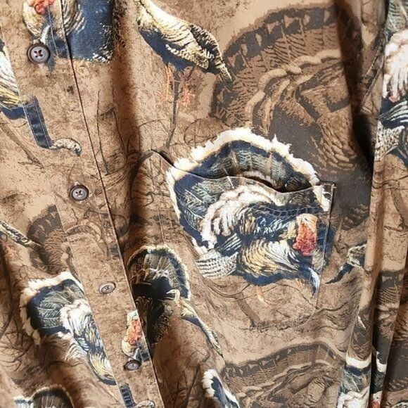 Vintage Bluff Creek Outfitters Graphic Turkey Long Sleeve Casual But Size US L / EU 52-54 / 3 - 4 Thumbnail