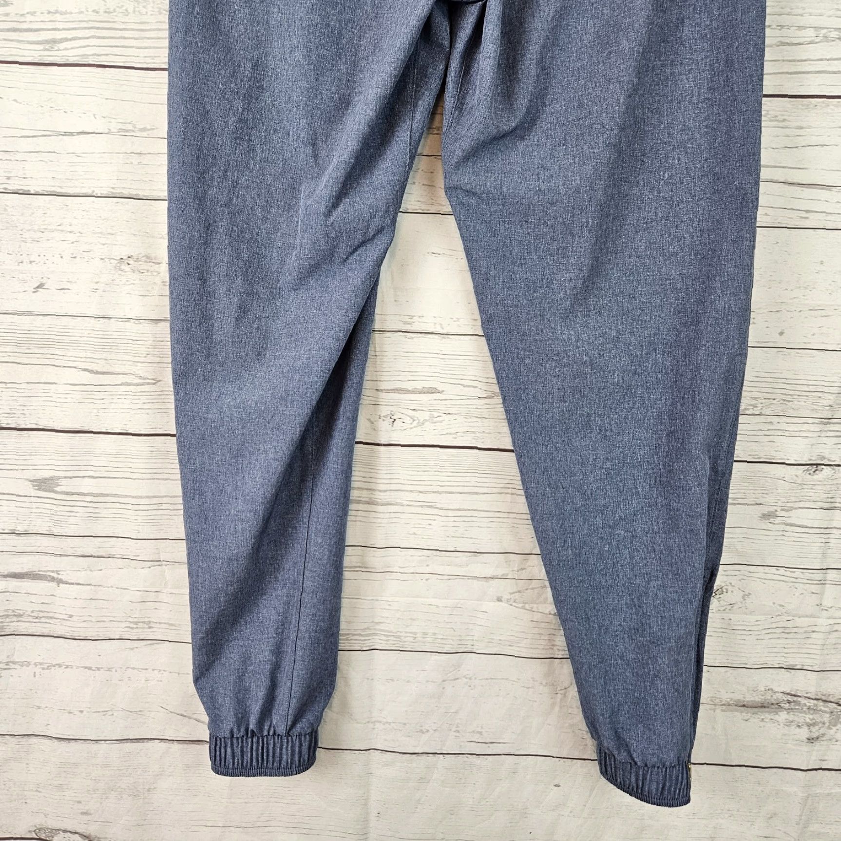 Vintage Albion Womens Jogger Pants XS Blue Drawstring Ankle Zip High Rise Size 26" / US 2 / IT 38 - 5 Thumbnail