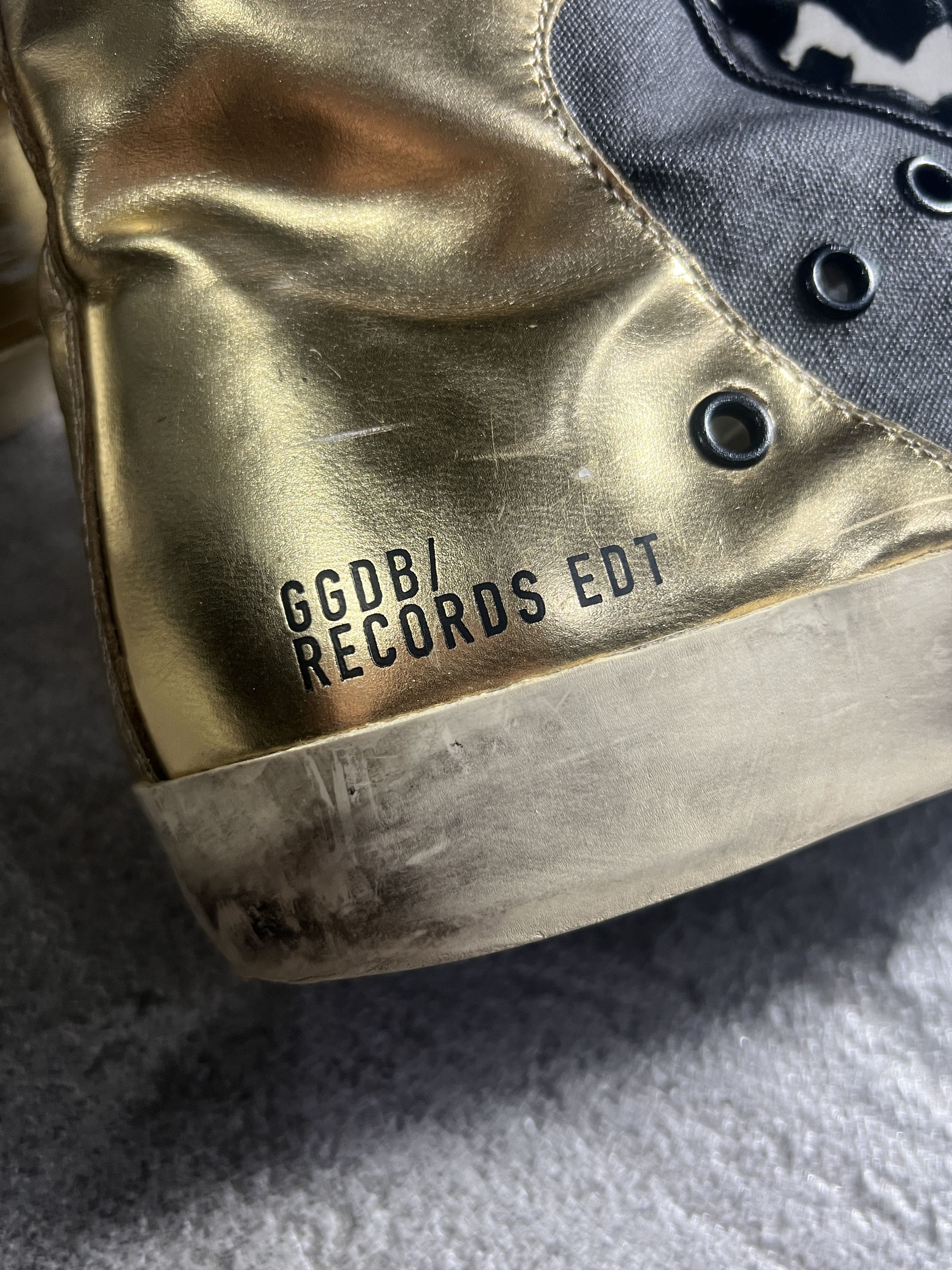 Golden Goose Golden Goose Francy High Gold Records EDT Size 40 Size US 7 / EU 40 - 8 Thumbnail