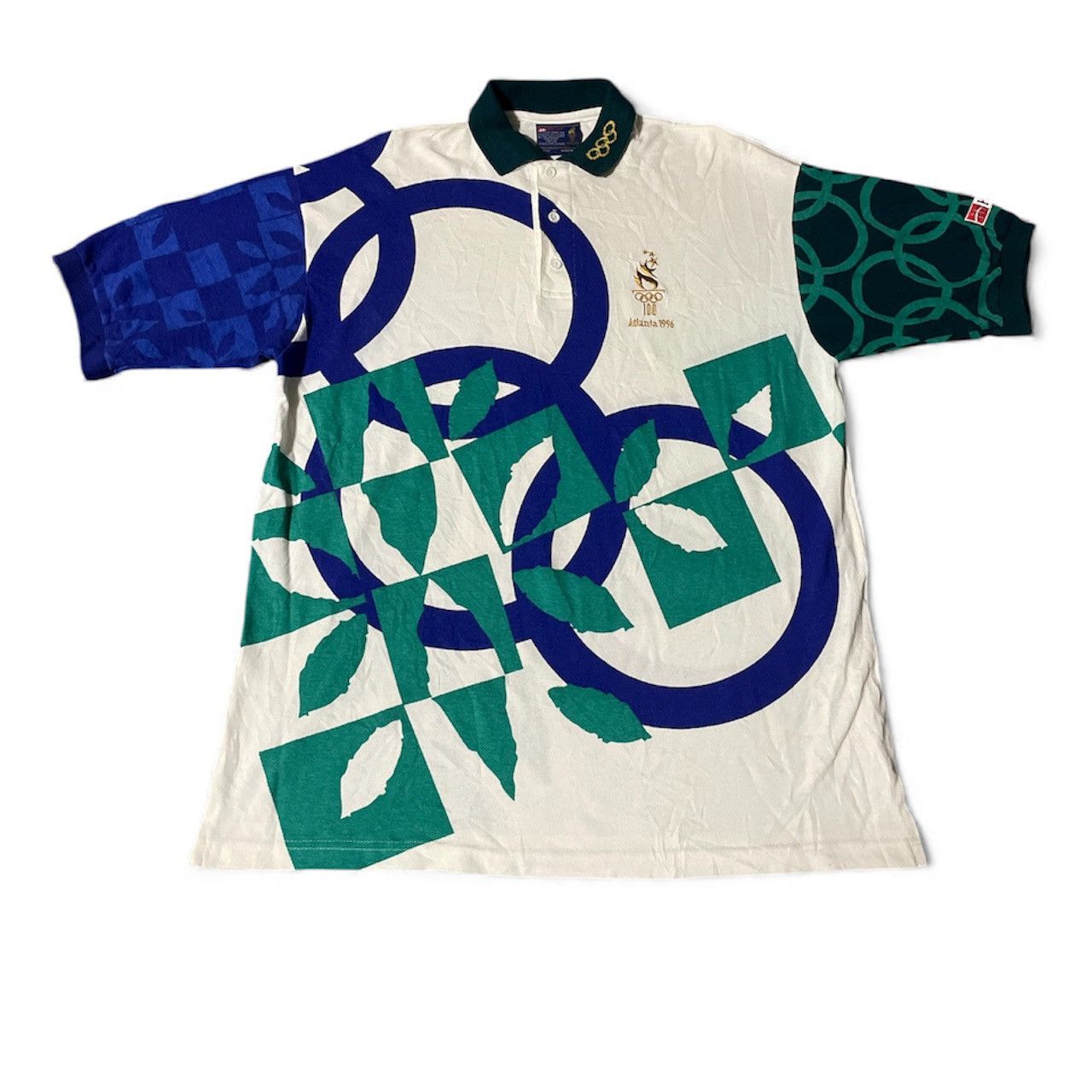 Vintage Atlanta Olympic 1996 Polo T Shirt