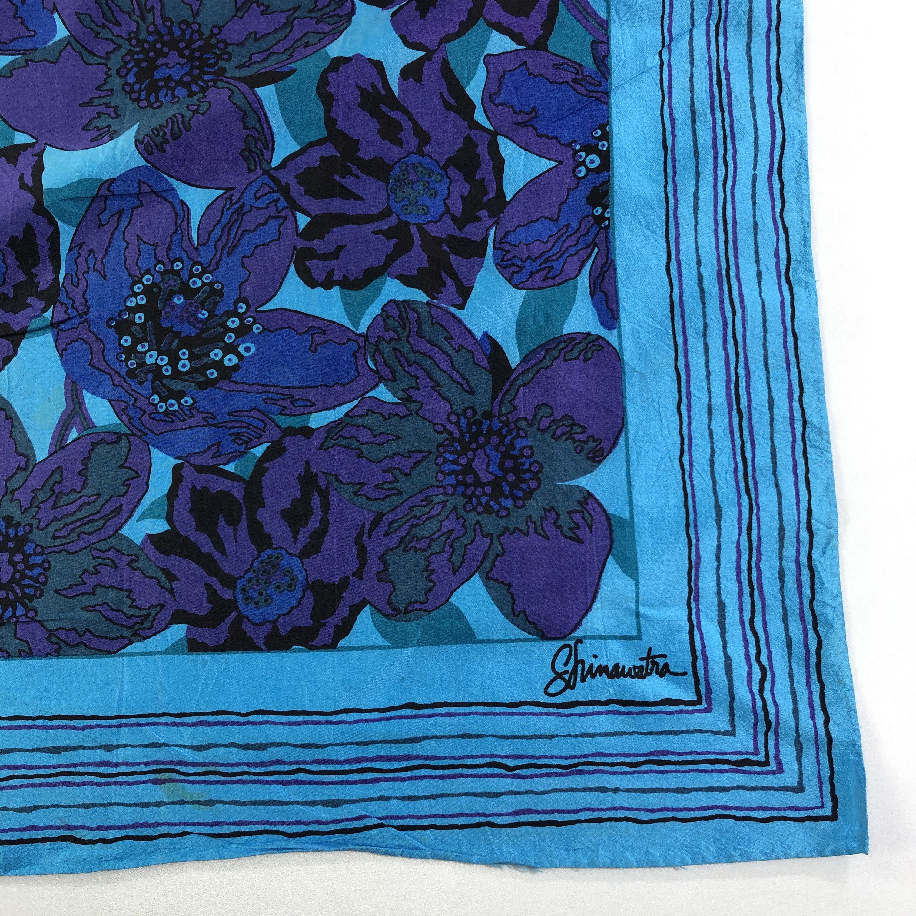 Vintage Vintage Silk Scarf Size ONE SIZE - 3 Thumbnail