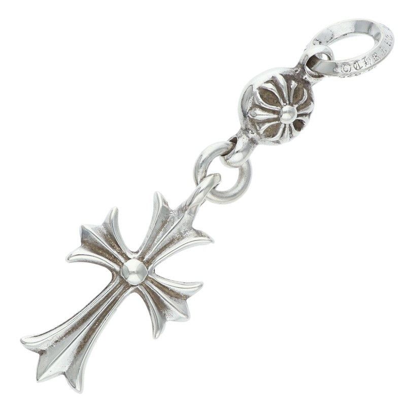 Chrome Hearts Chrome Hearts 1 Ball Tiny CH Cross Silver Size ONE