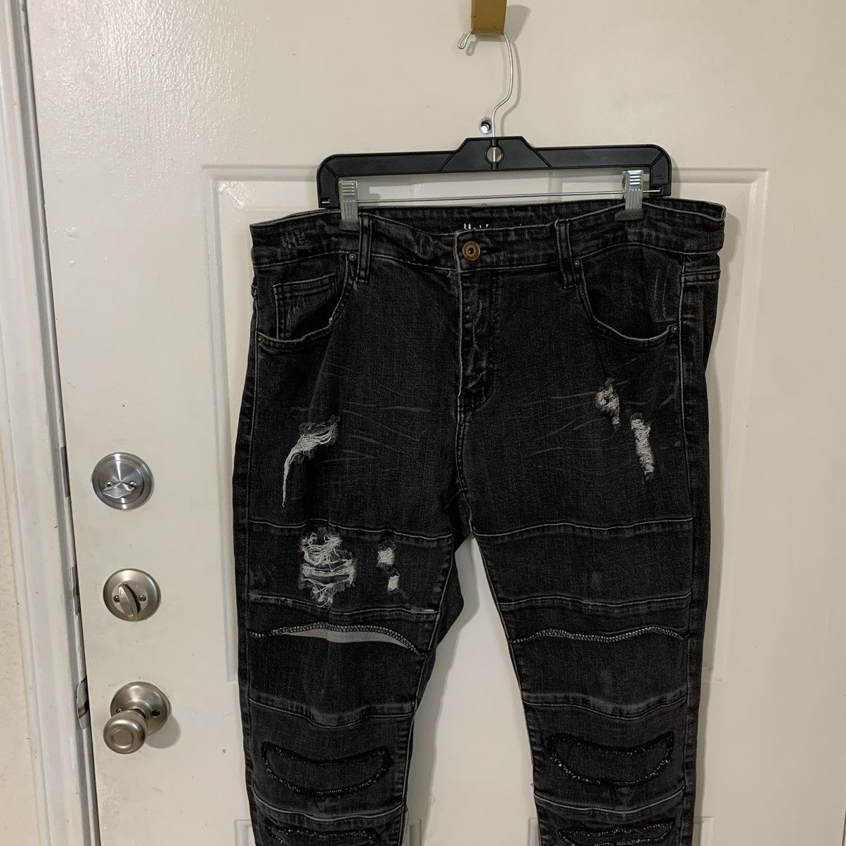 Crysp Denim Distressed Skinny jeans Size US 38 / EU 54 - 3 Thumbnail