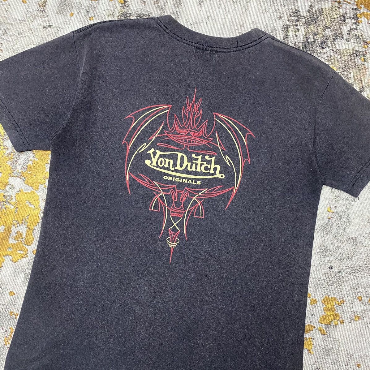 Vintage × Von Dutch Vintage 90s Von Dutch Shirt Von Dutch SunFaded Size US S / EU 44-46 / 1 - 4 Thumbnail