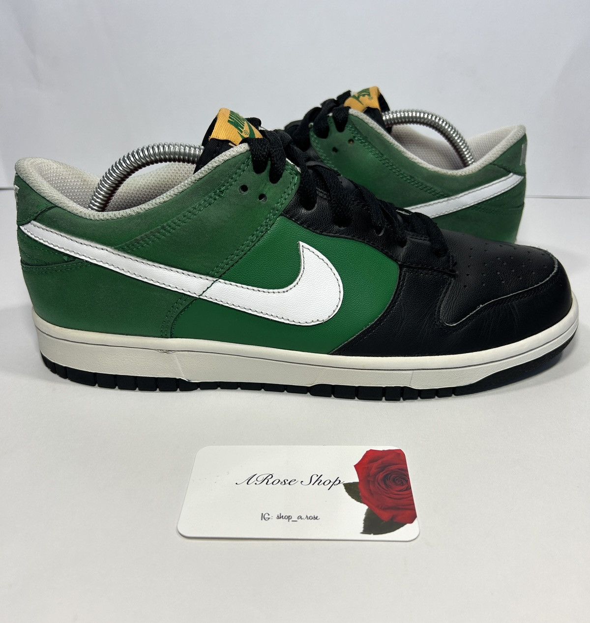 image of Nike Dunk Low Cl ‘Green Black’ (318020 311) Shoes Size: 9 M, Men's