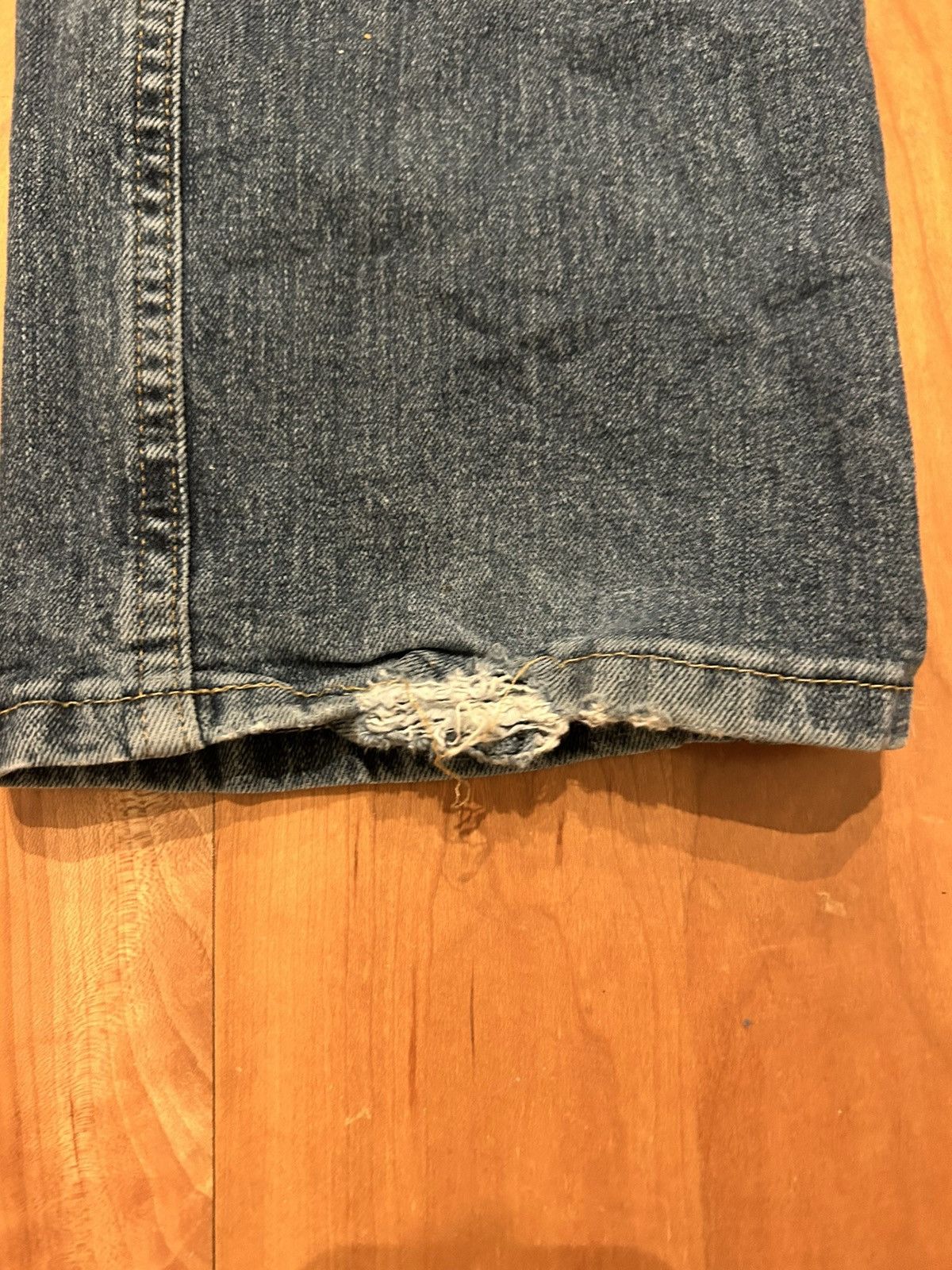 Vintage × Wrangler Vintage Faded Wrangler Jeans Size US 34 / EU 50 - 5 Thumbnail