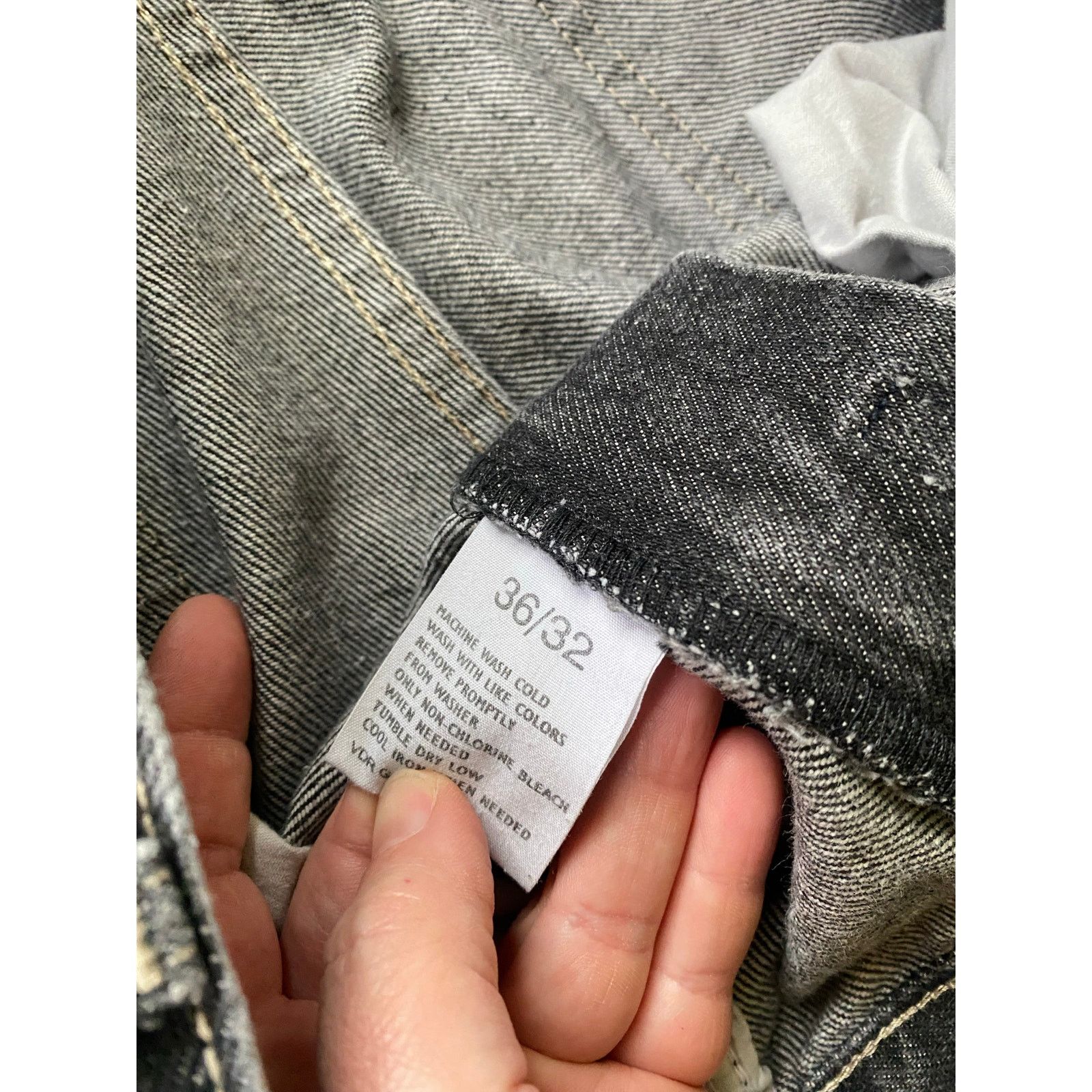 Nautica Nautica Jeans 36x31 Baggy Skater Wide Loose Blk Carpenter Size US 36 / EU 52 - 4 Thumbnail