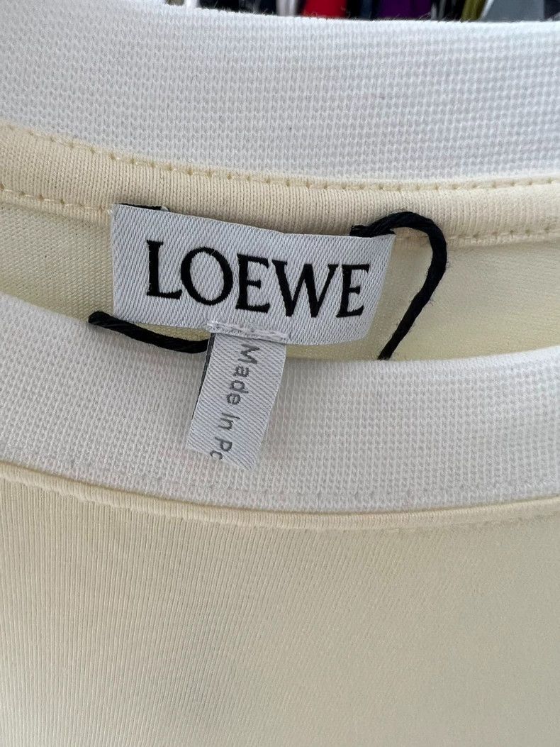 Loewe LOEWE Light yellow short sleeves Size S / US 4 / IT 40 - 4 Thumbnail