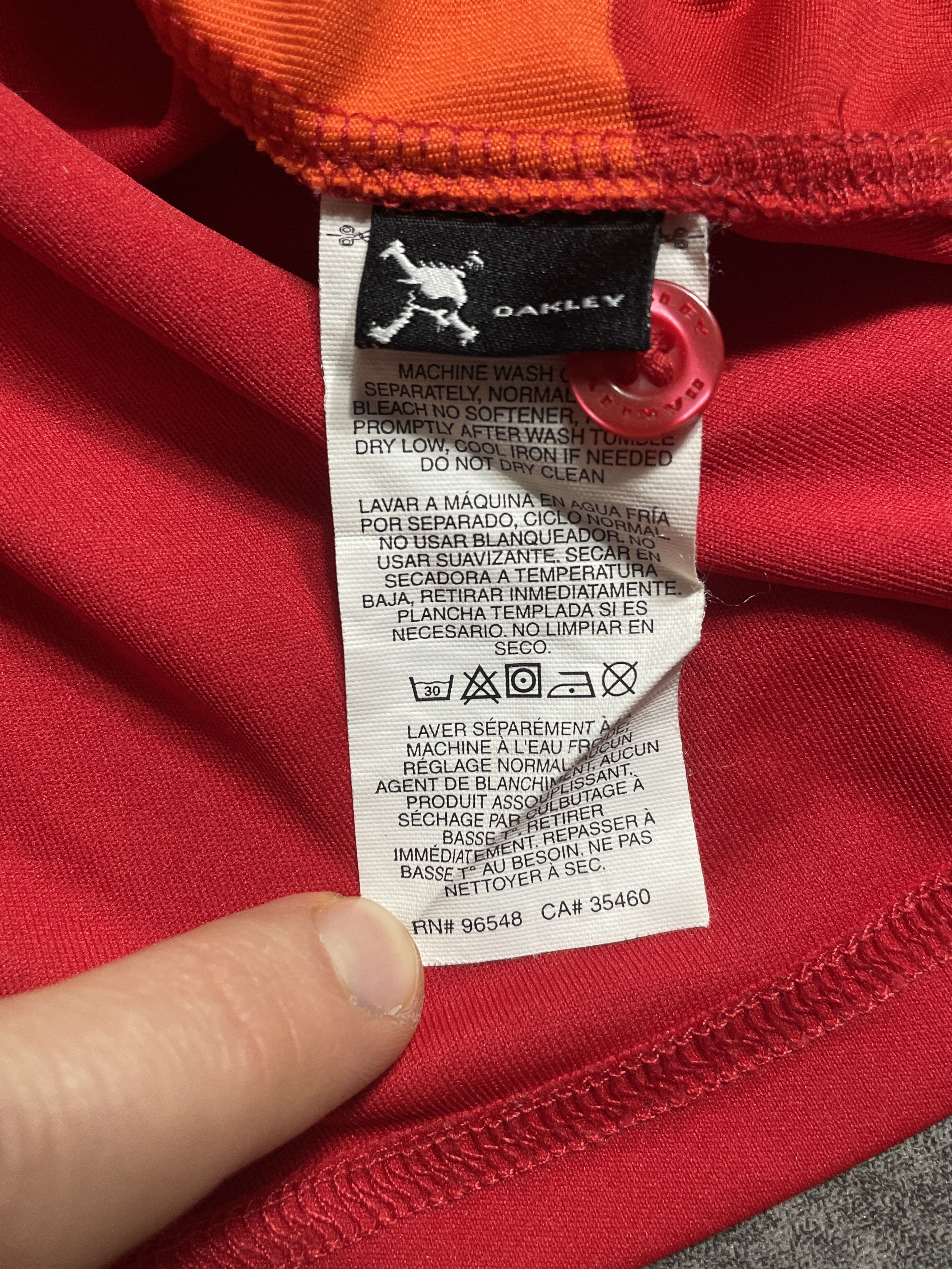 Oakley ❗️RARE❗️Oakley Vintage Y2K Polo T-Shirt Streetwear Size US S / EU 44-46 / 1 - 9 Thumbnail