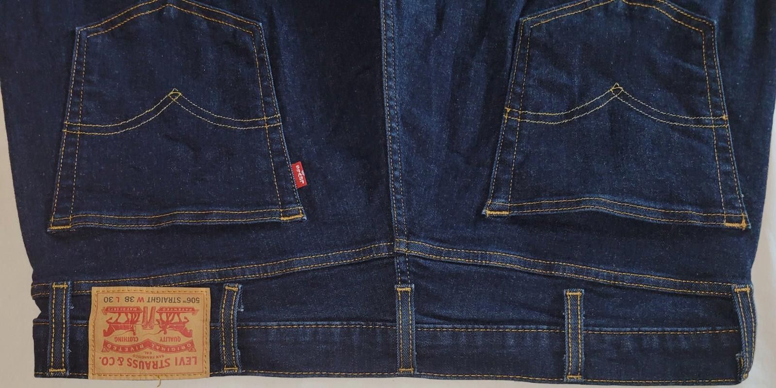 Levi's levi strauss men's 506 comfort straight leg wide fit jeans Size US 38 / EU 54 - 2 Thumbnail