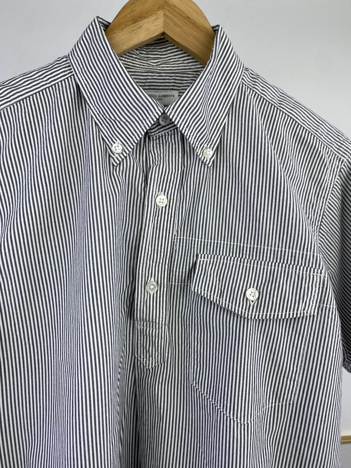 Engineered Garments Engineered Garments Stripped Pullover Shirt Size US S / EU 44-46 / 1 - 2 Thumbnail