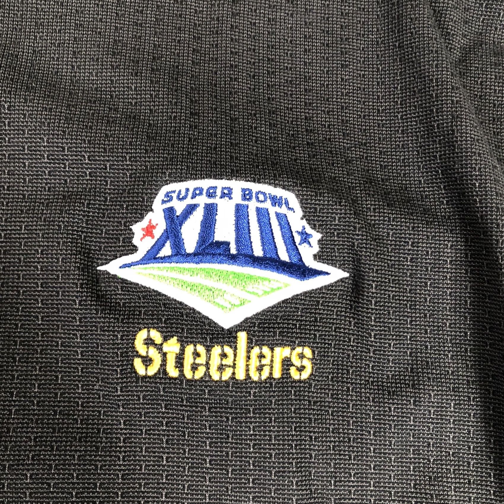 Cutter & Buck Cutter & Buck NFL Pittsburgh Steelers Super Bowl XLIII Champions T-Shirt 2009 S Gray Cotton Blend Logo Short Sleeve Men Regular M21 Size US S / EU 44-46 / 1 - 3 Thumbnail