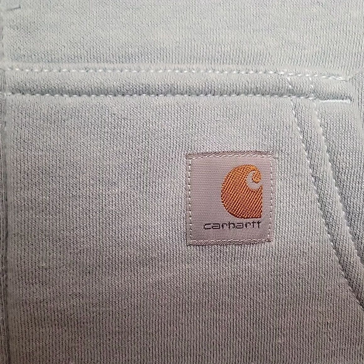 Carhartt VINTAGE Carhartt Hoodie Womens L Blue 12 14 Heavyweight Hooded Sweatshirt Work 102788 Size L / US 10 / IT 46 - 3 Thumbnail