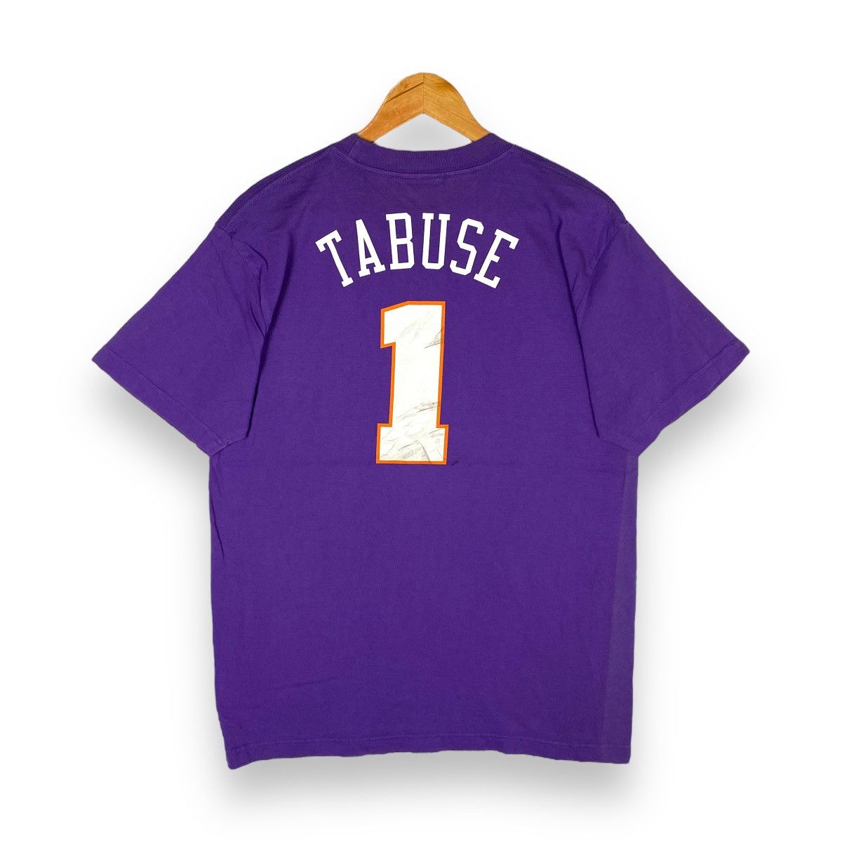 Reebok VINTAGE REEBOK NBA PHOENIX SUNS YUTA TABUSE SUNFADED TEE Size US M / EU 48-50 / 2 - 5 Thumbnail