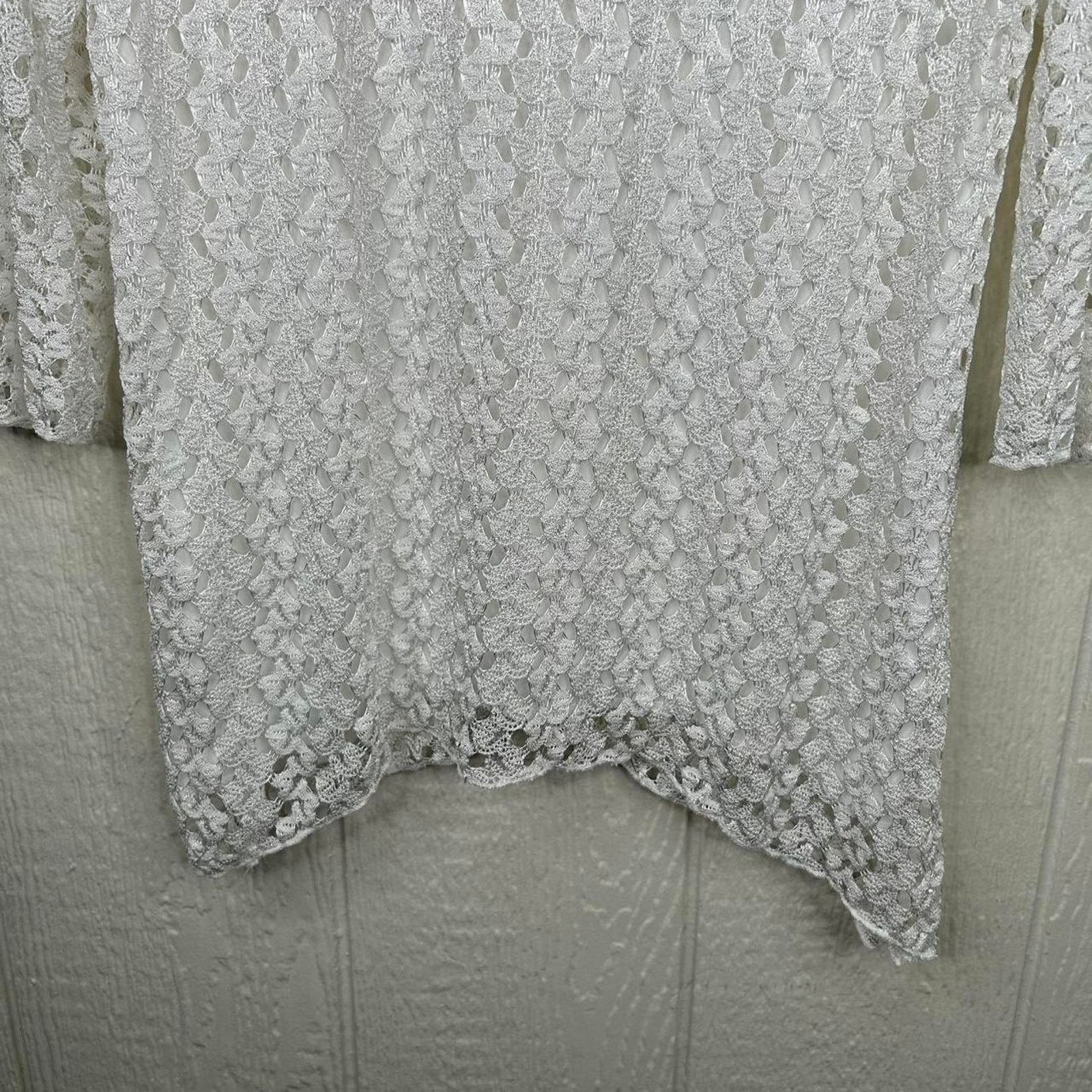 Other Vintage Y2K Lace Floral Boho Long Sleeve Top Large Size L / US 10 / IT 46 - 5 Thumbnail