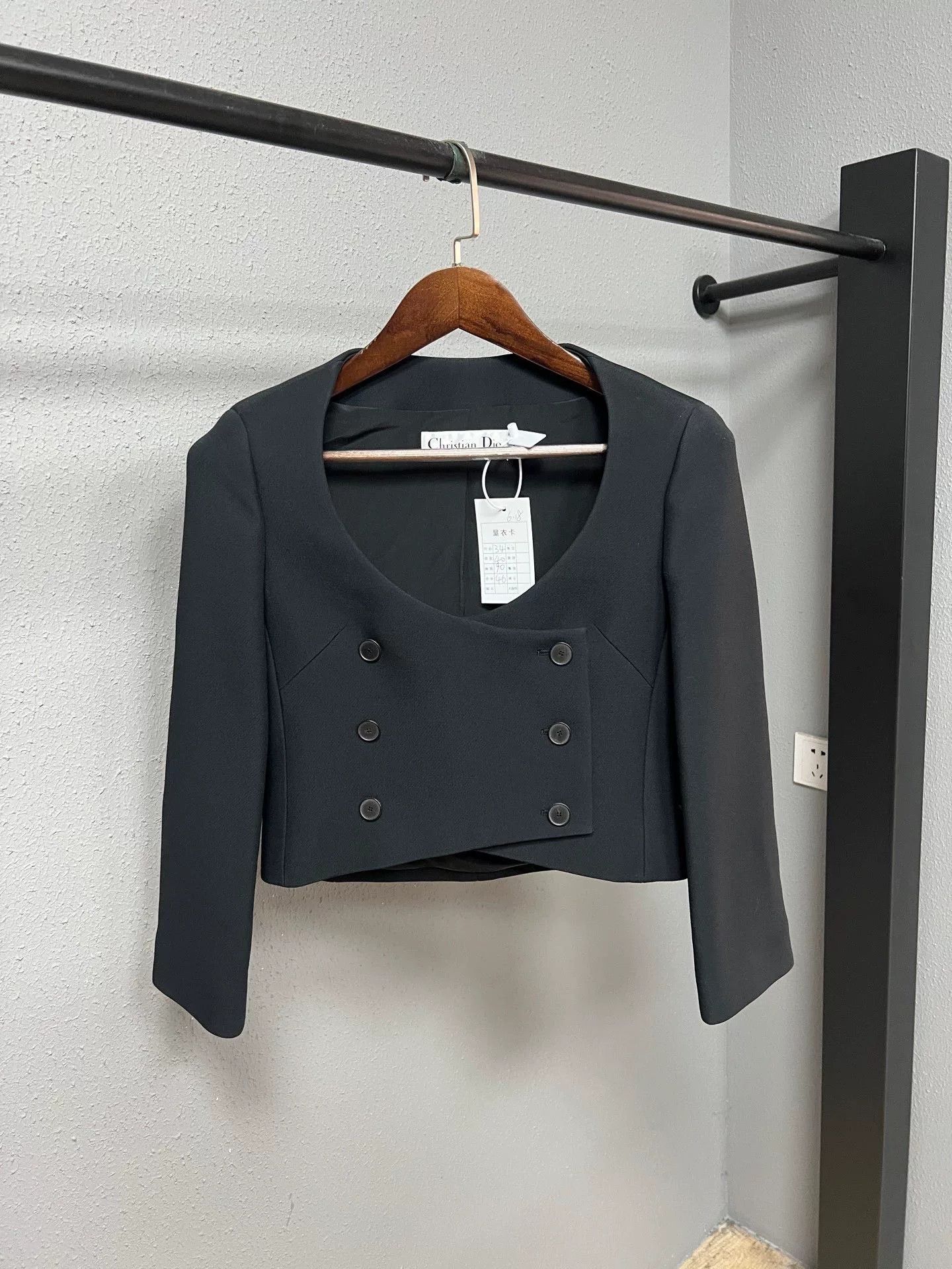 Dior Dior Double-Breasted Suit Jacket Size 34 Size XS / US 0-2 / IT 36-38 - 1 Thumbnail