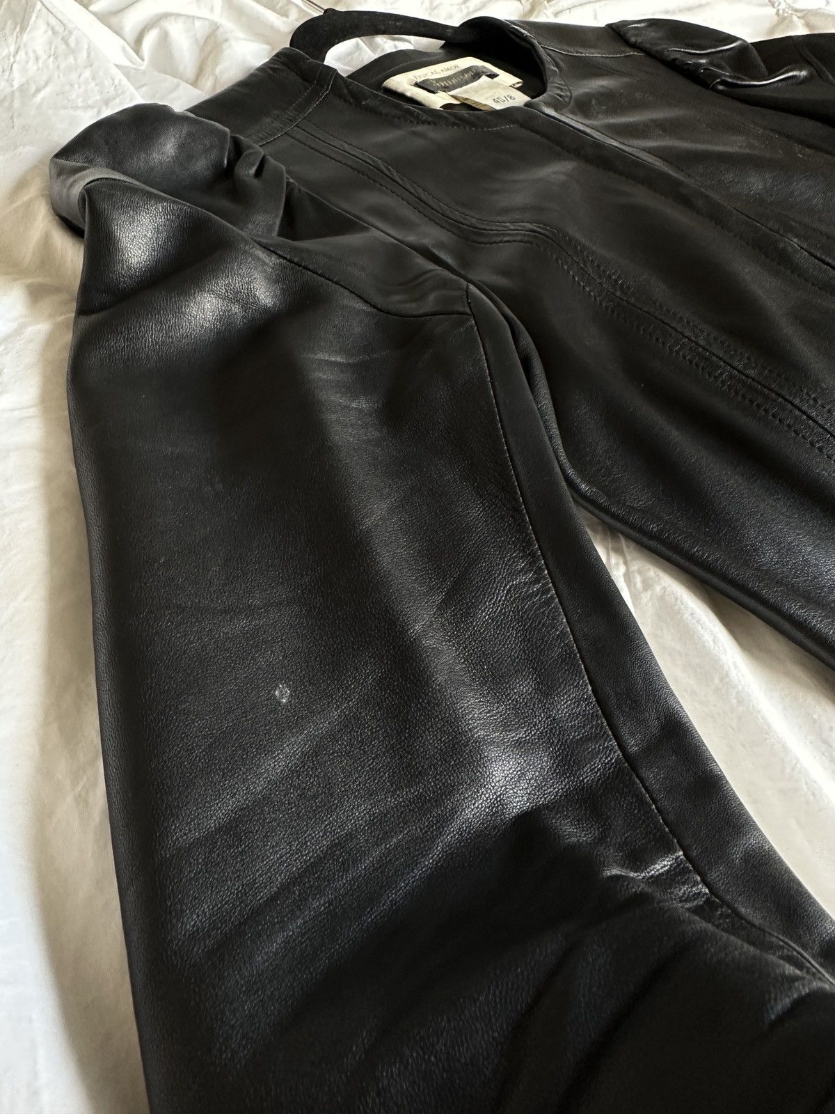 plein sud Vintage Plein Sud - Leather Jacket Size M / US 6-8 / IT 42-44 - 4 Thumbnail