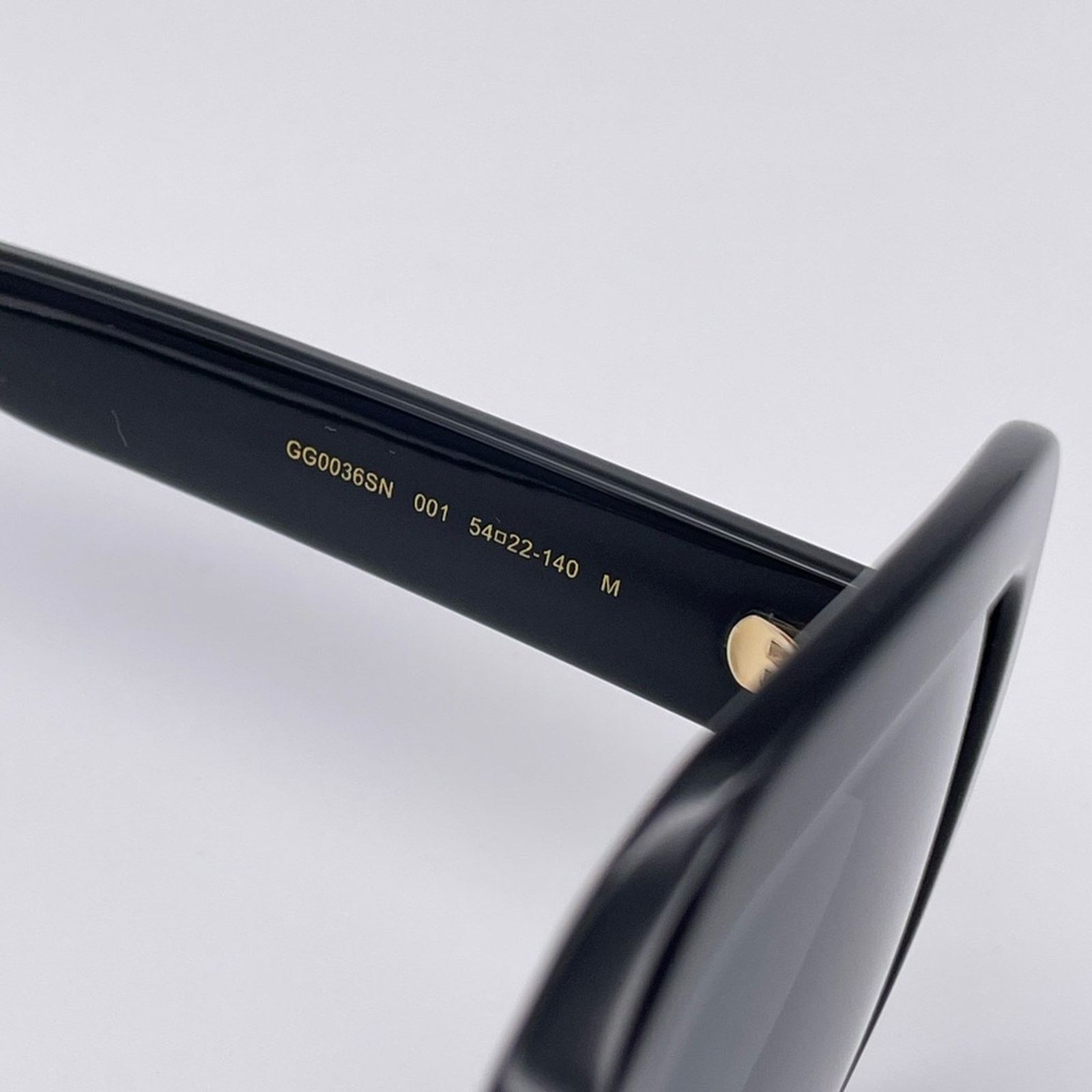 Gucci BRAND NEW GUCCI GG0036SN 001 Black/Grey Women Sunglasses Size ONE SIZE - 6 Thumbnail