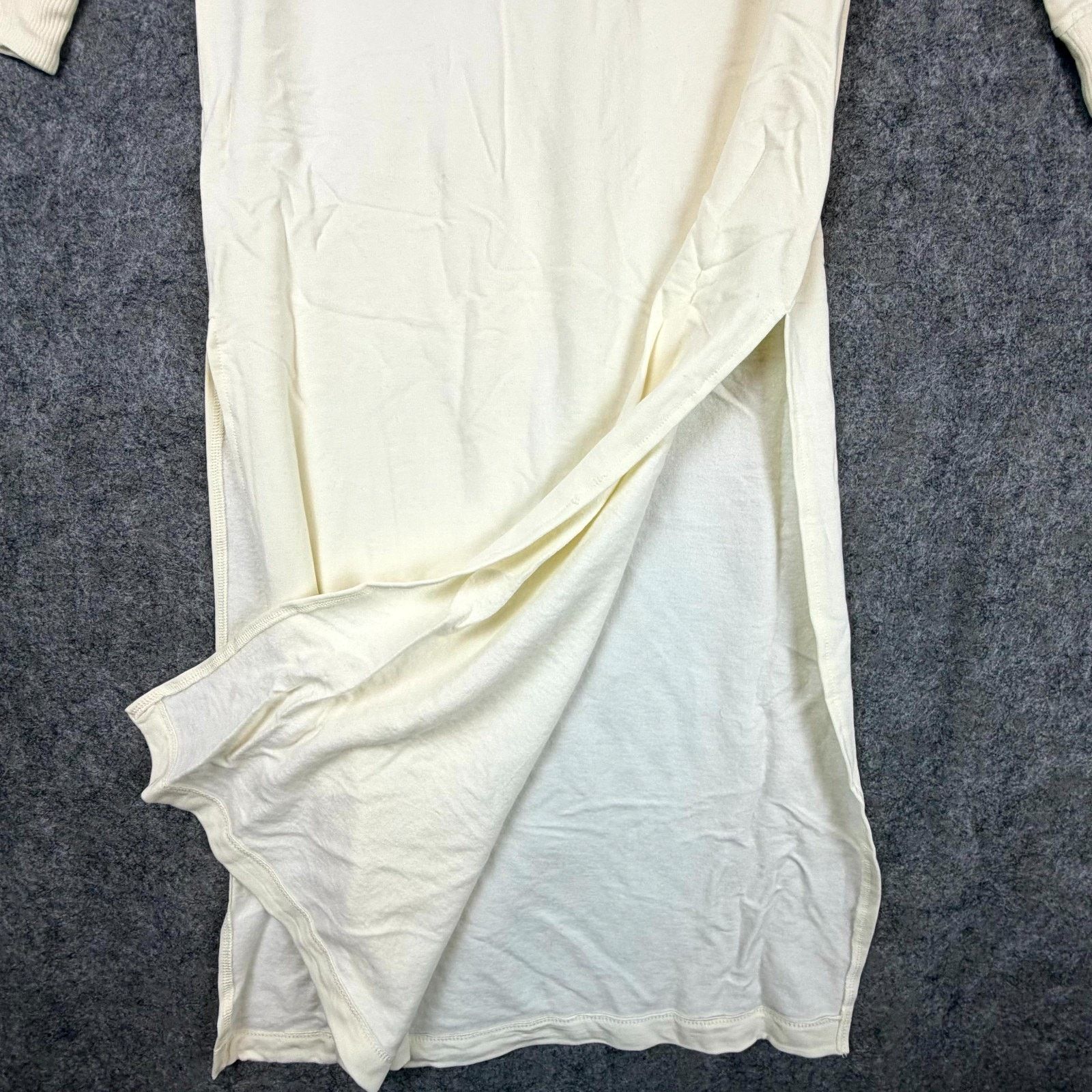 Z Supply Z Supply Ruffle Hoodie Dress XS Cloud Dancer Beachy Lounge Size XS / US 0-2 / IT 36-38 - 7 Thumbnail
