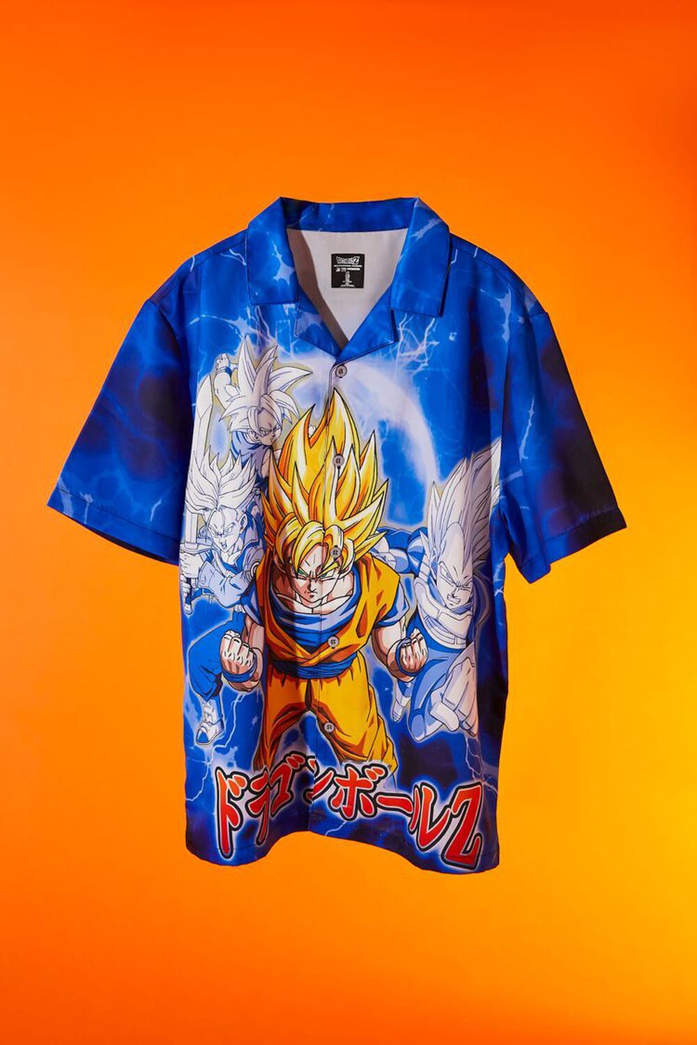 Forever 21 × Japanese Brand Dragon Ball Z Goku Button Up Shirt Medium Size US M / EU 48-50 / 2 - 1 Thumbnail