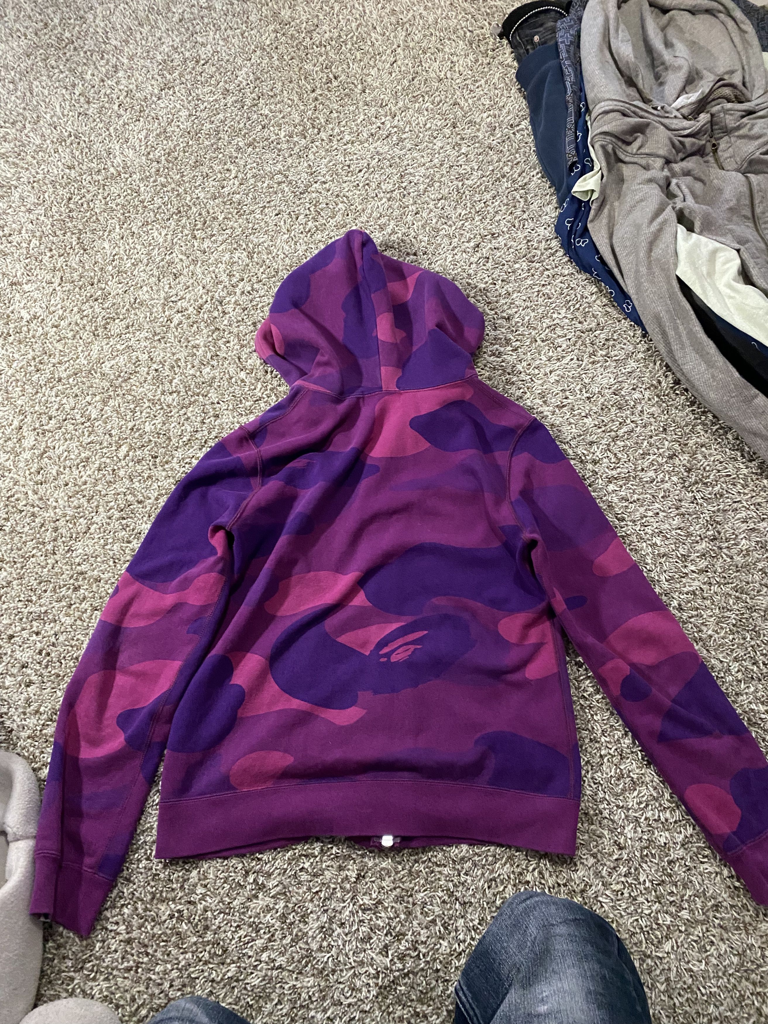 Bape Zoom Color Camo Full Zip Hoodie Size S / US 4 / IT 40 - 3 Thumbnail