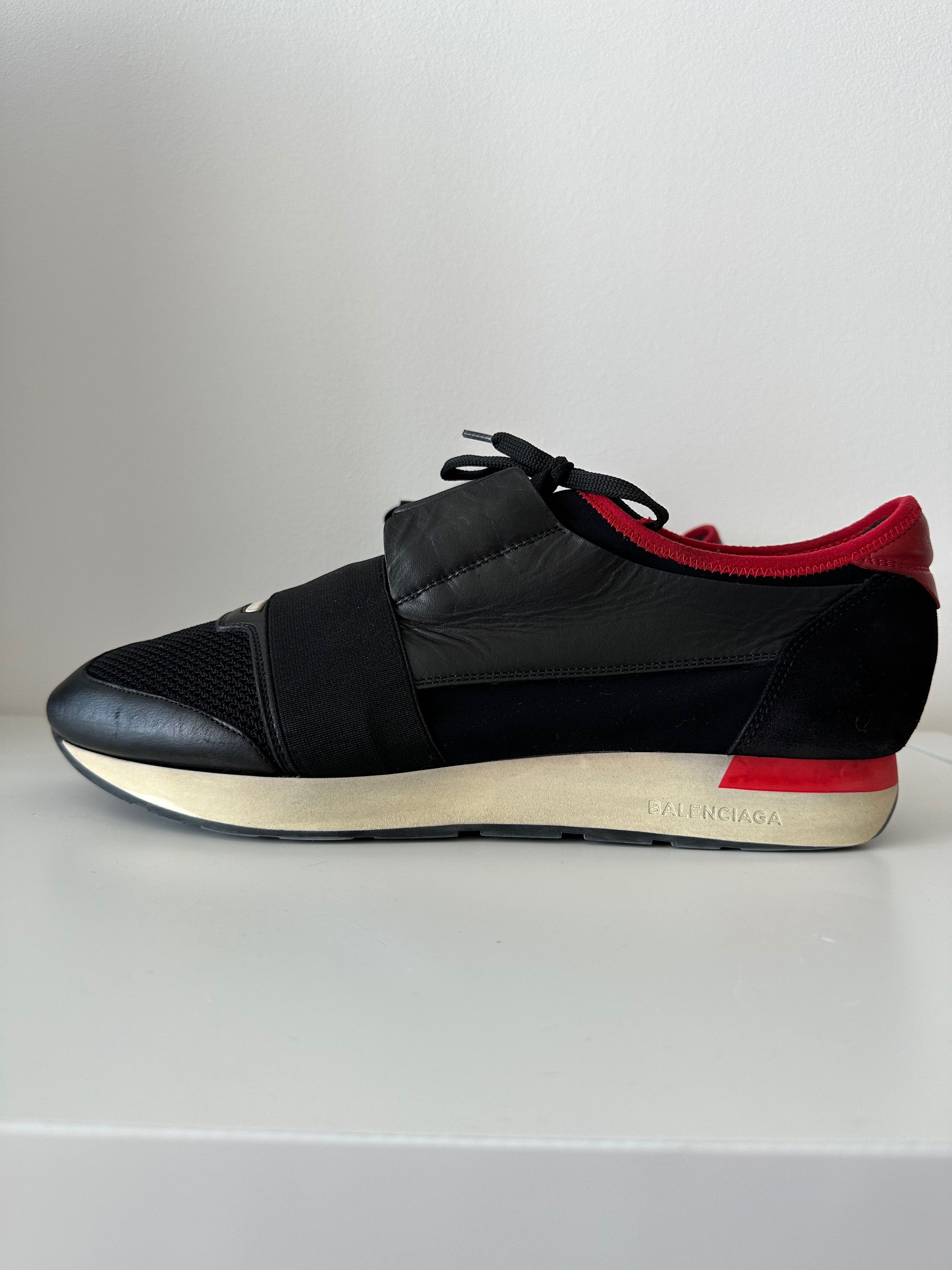 Balenciaga BALENCIAGA Race sneakers low top Size US 10.5 / EU 43-44 - 3 Thumbnail