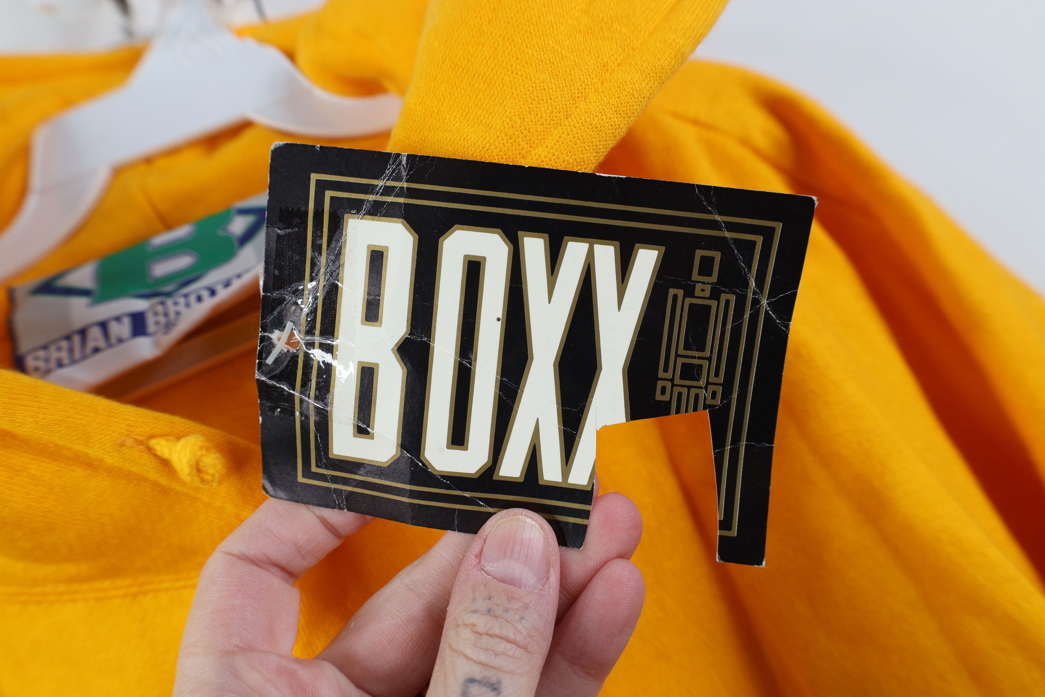 Vintage Deadstock Vintage 90s Streetwear Baggy Hoodie Sweatshirt Size US XXL / EU 58 / 5 - 6 Thumbnail