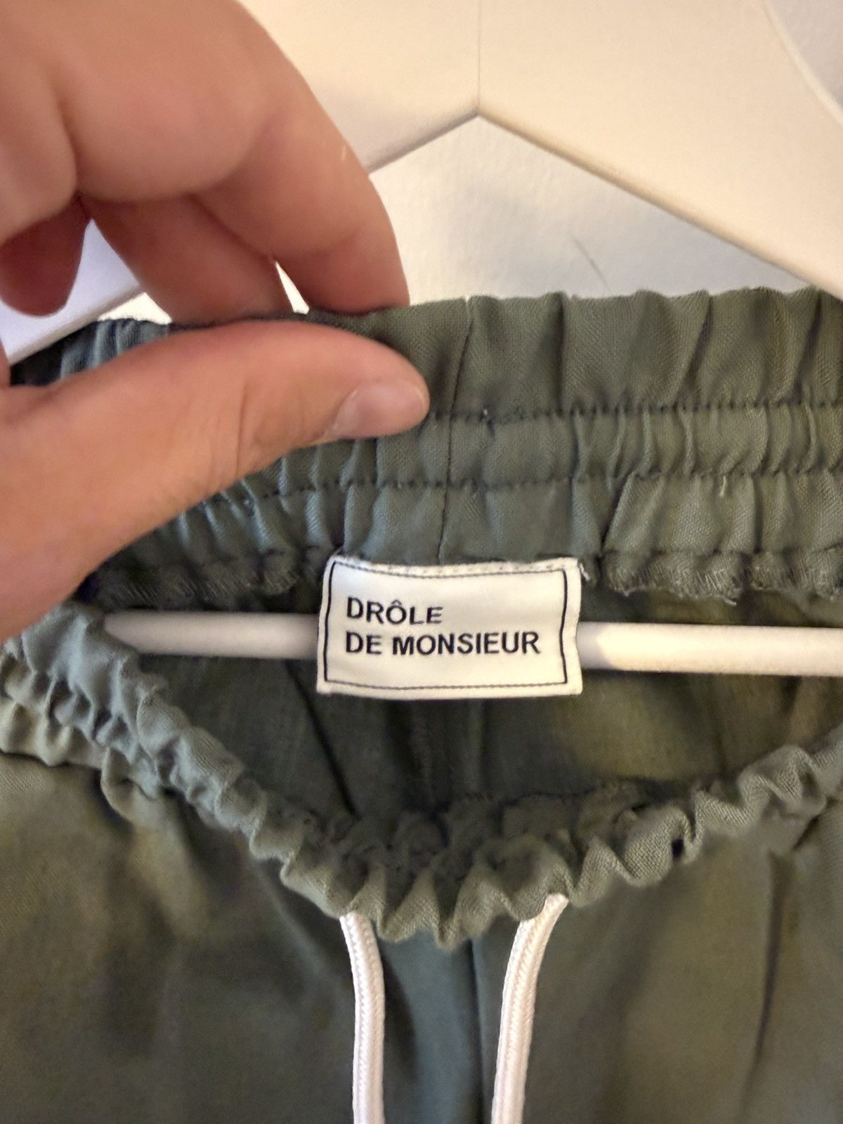 Drole De Monsieur Drôle de Monsieur Olive Green Cargo Pants Size US 38 / EU 54 - 3 Thumbnail