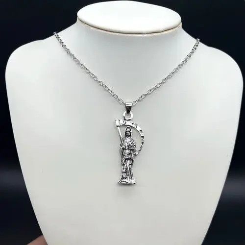 Other Skeleton Grim Reaper Necklace Size ONE SIZE - 1 Thumbnail