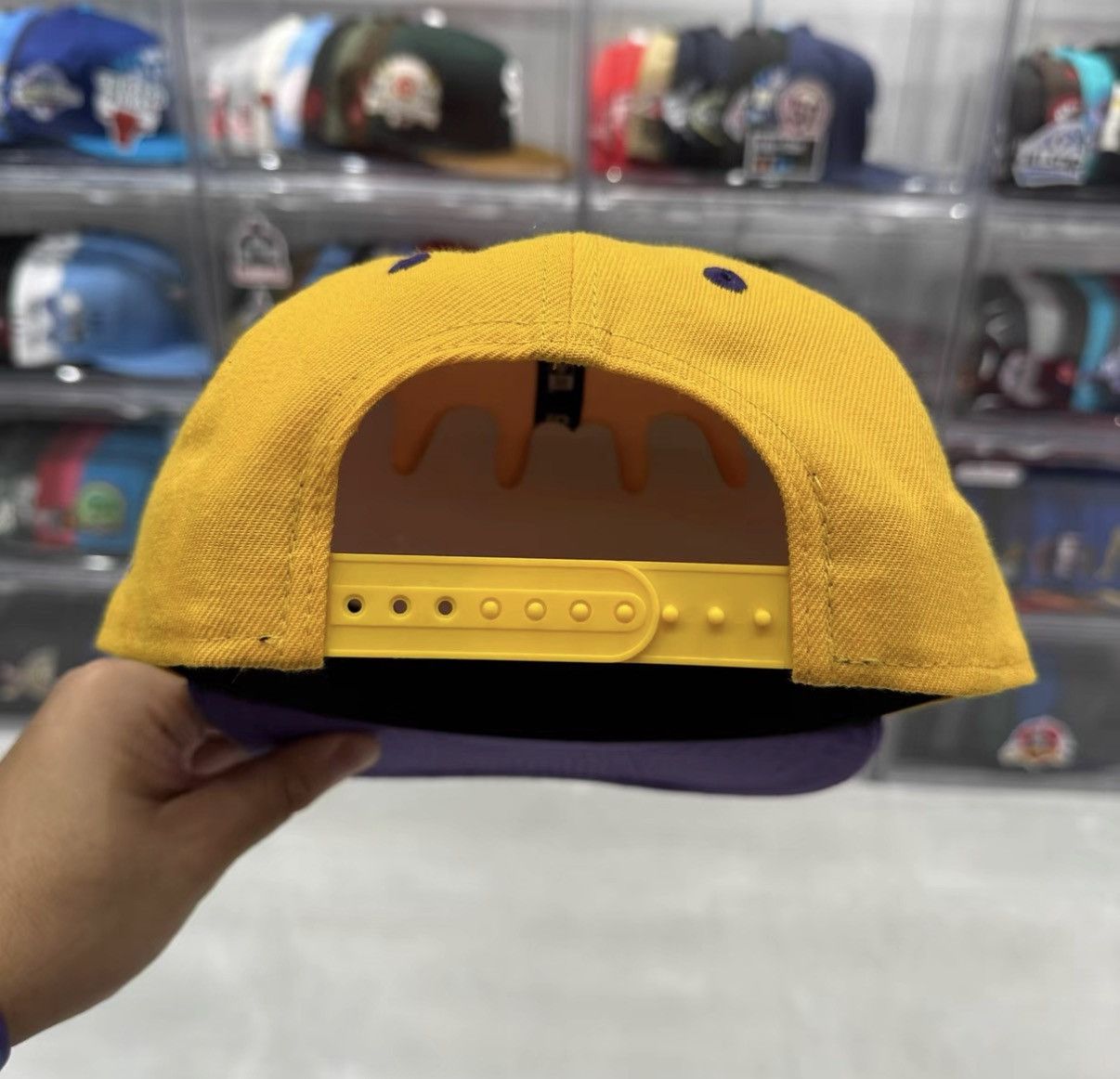 New Era New Era × X-GIRL Lakers Colorway Flat Brim Baseball Cap J32 Size ONE SIZE - 3 Thumbnail