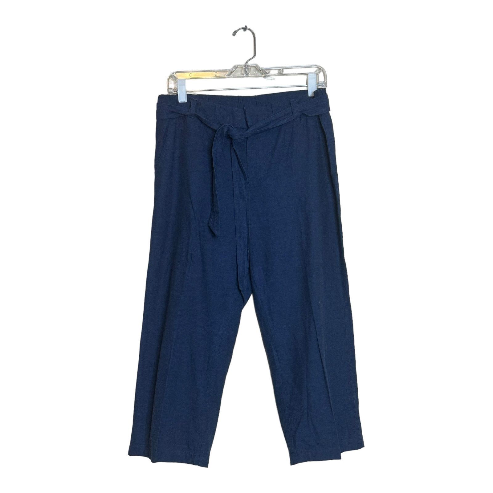 Liz Claiborne Liz Claiborne blue cropped casual pants size small Size 34" / US 12 / IT 48 - 5 Thumbnail