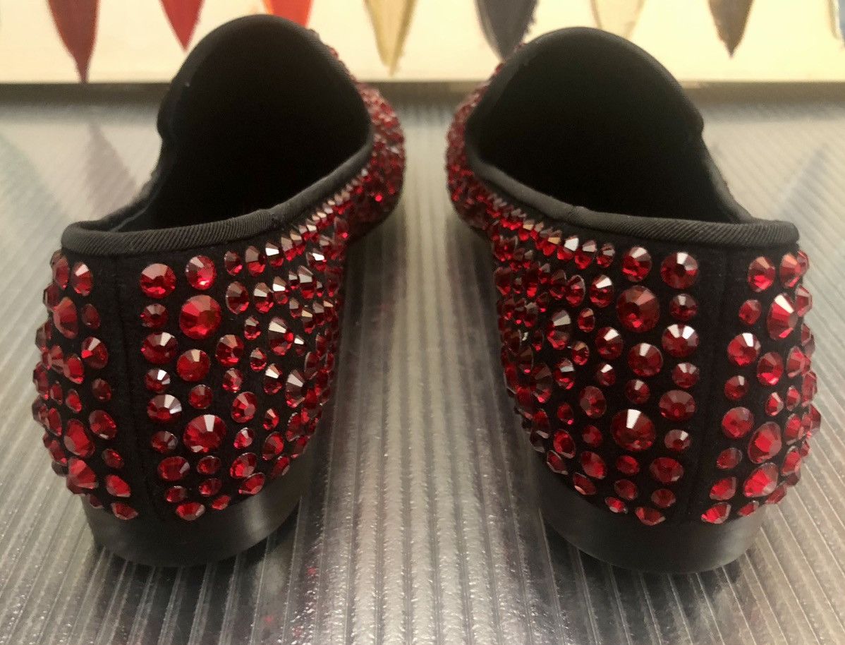Giuseppe Zanotti Giuseppe Zanotti 🇮🇹 black/red crystalized calf loafer 8 NEW Size US 8 / EU 41 - 8 Thumbnail