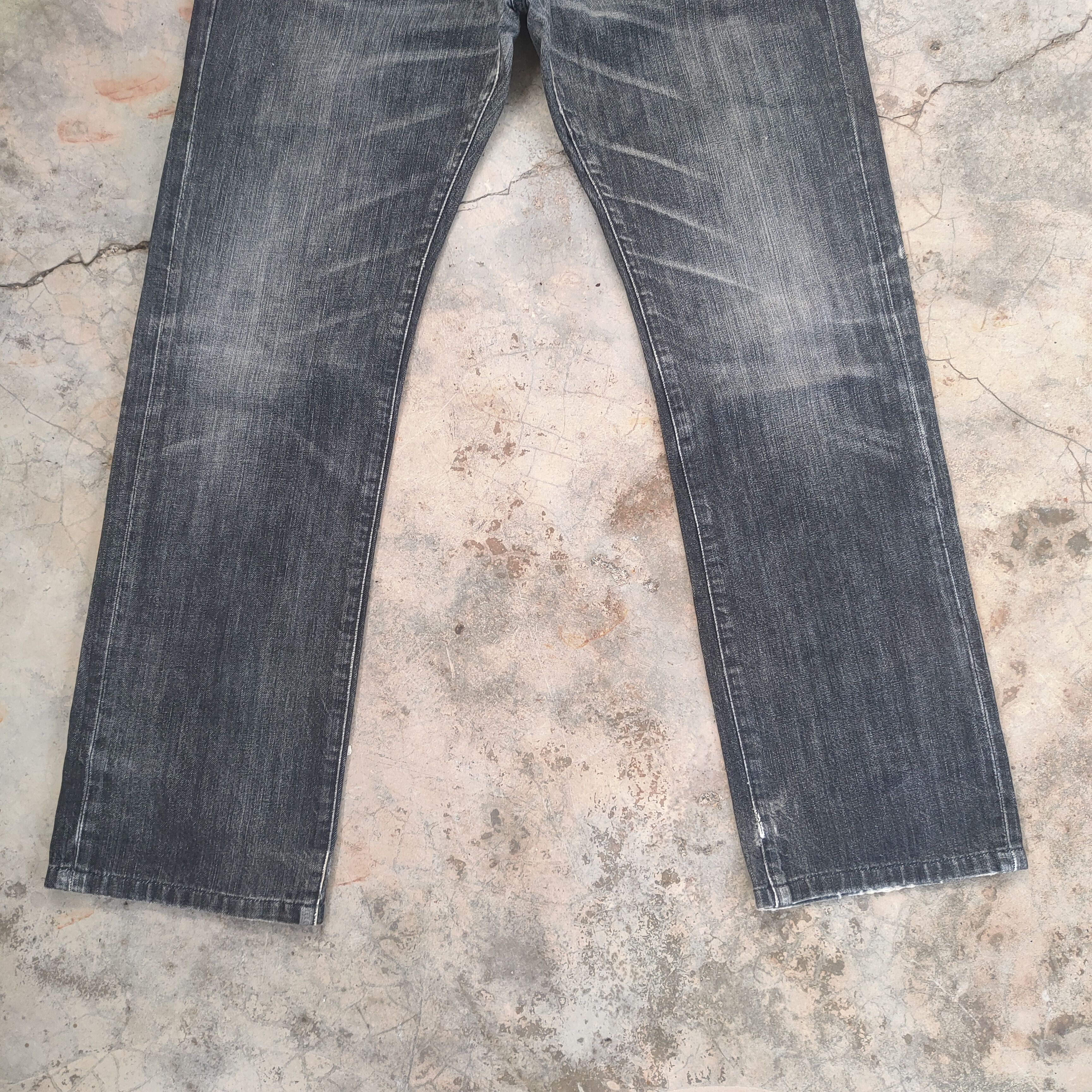 Japanese Brand W33 VINTAGE JAPANESE FADED BLACK JEANS DENIM PANTS Size US 33 - 4 Thumbnail