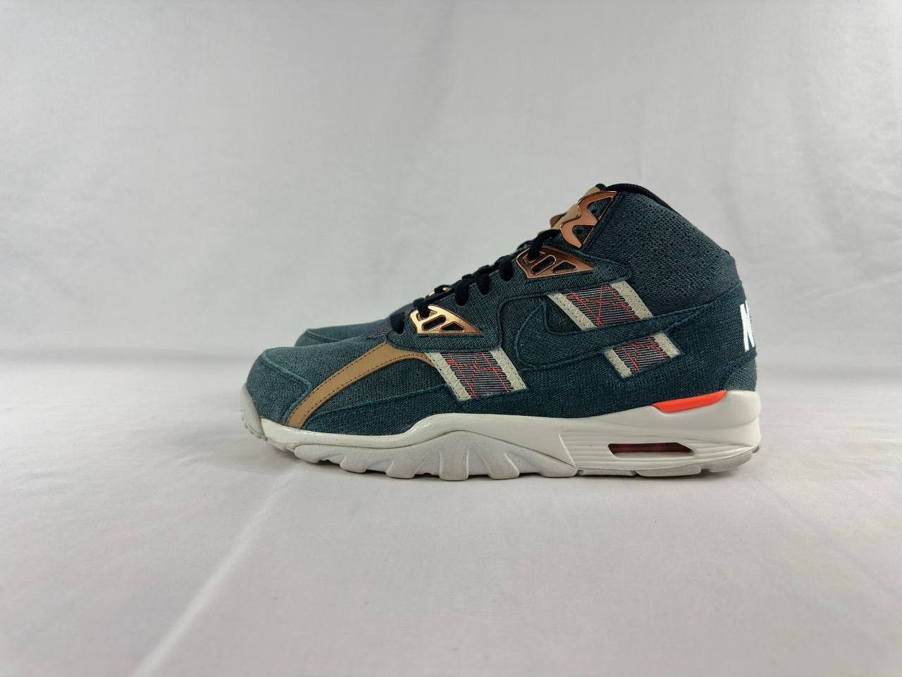 Nike Men’s Nike Air Trainer SC High PRM Drk Obsdn White Denim Size US 13 / EU 46 - 6 Thumbnail