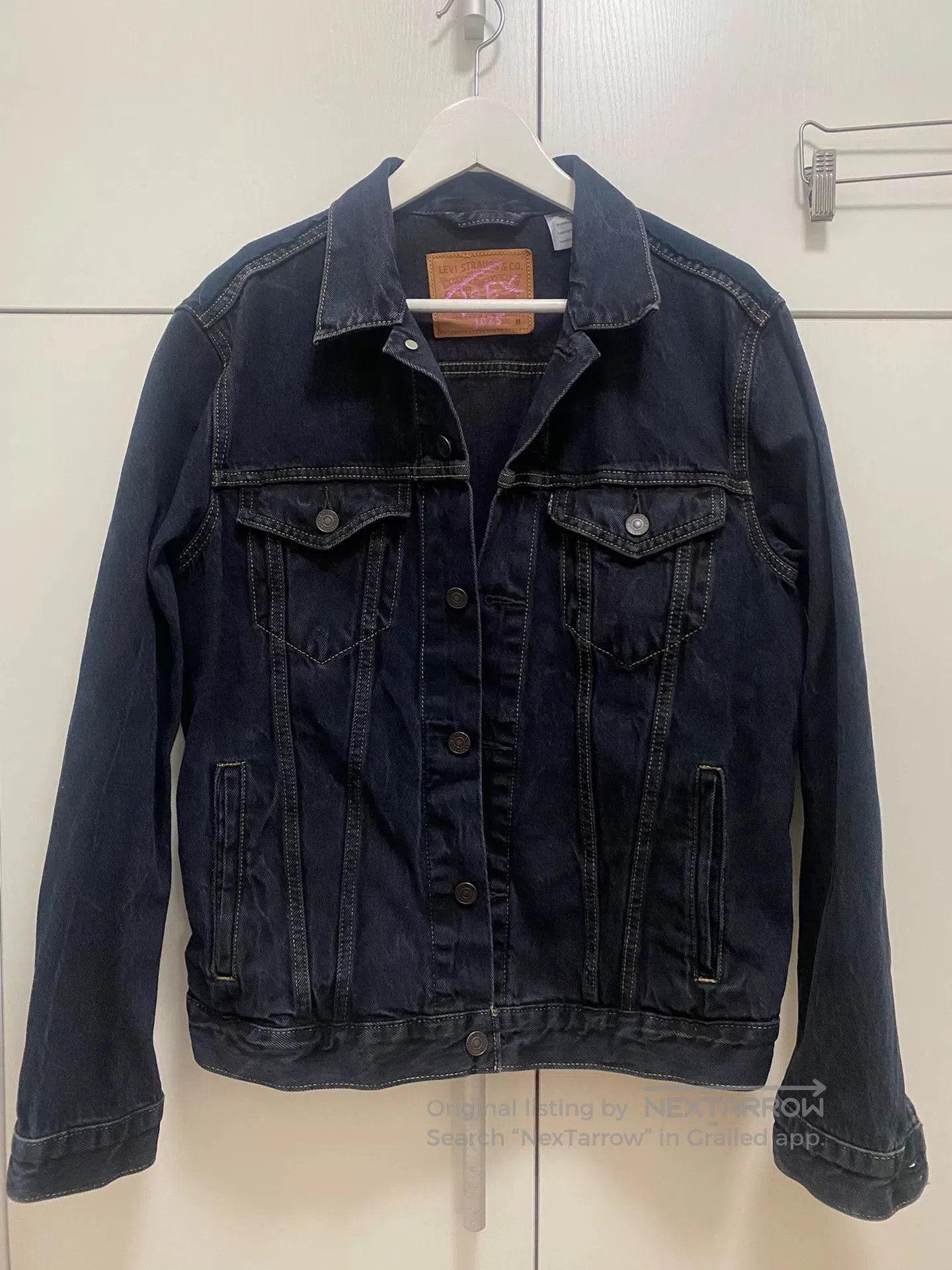 Levi's Dark Funeral Art Patch Denim Jacket. Size US M / EU 48-50 / 2 - 2 Thumbnail