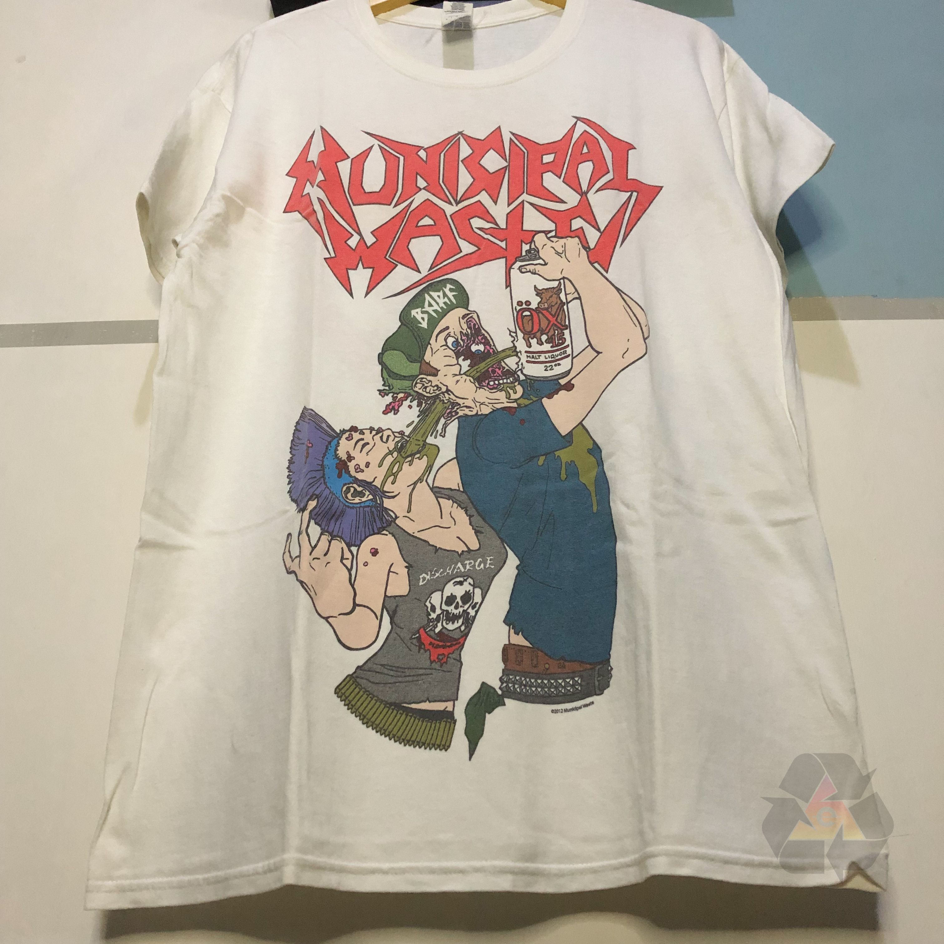 Band Tees Municipal Waste T-Shirt Vintage Rare 2012 Y2K Size US L / EU 52-54 / 3 - 4 Thumbnail