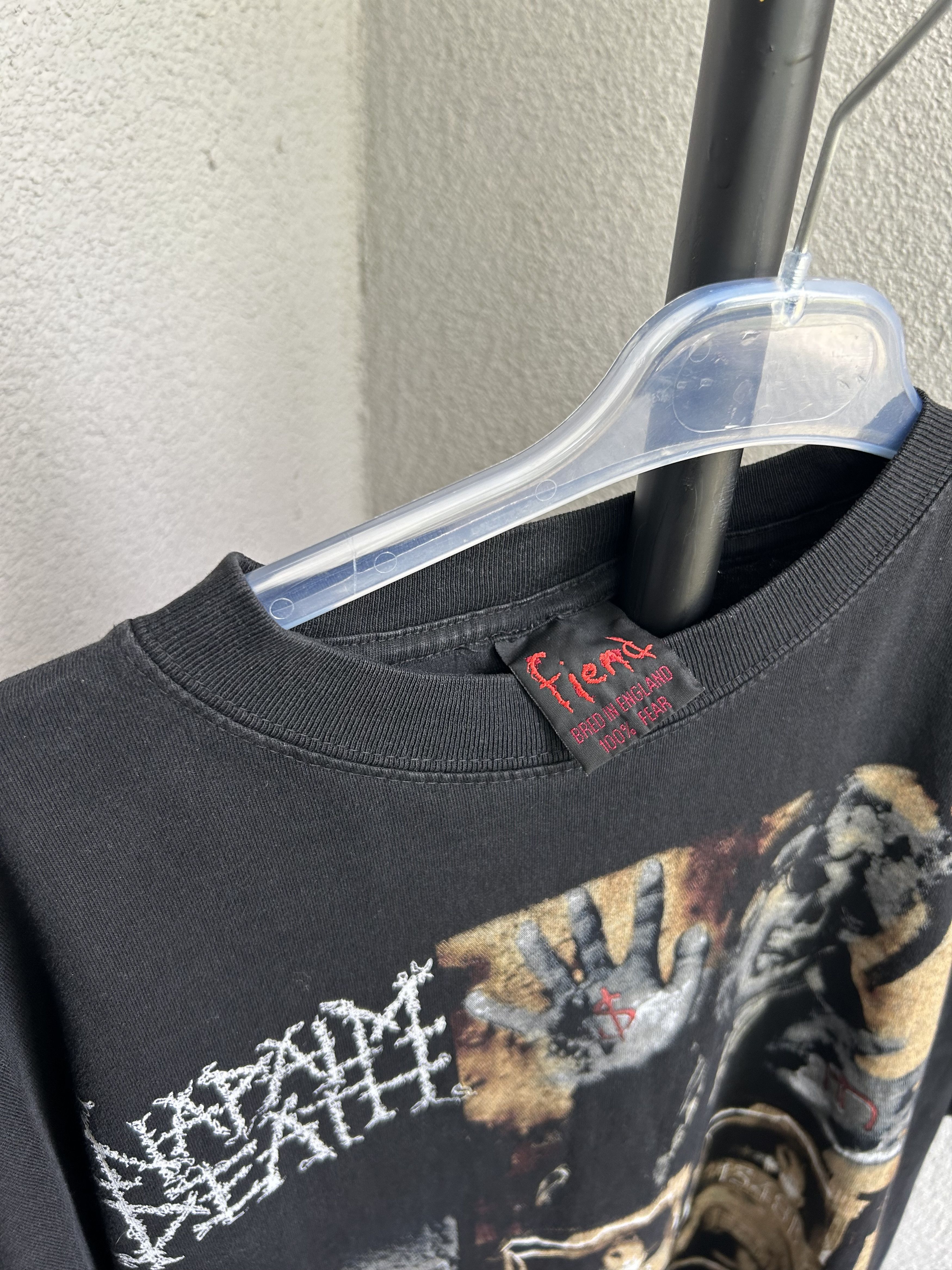 Band Tees × Vintage Vintage 2003 Napalm Death Rock Band T-shirt Size US XL / EU 56 / 4 - 5 Thumbnail
