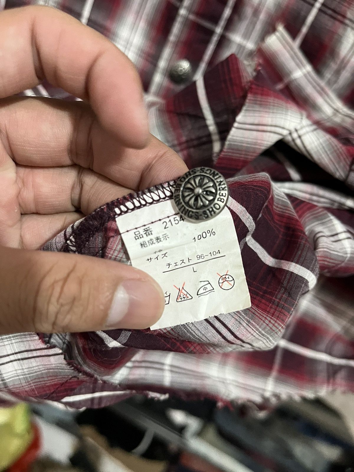 Japanese Brand Berning sho archive shirt Size US L / EU 52-54 / 3 - 4 Thumbnail